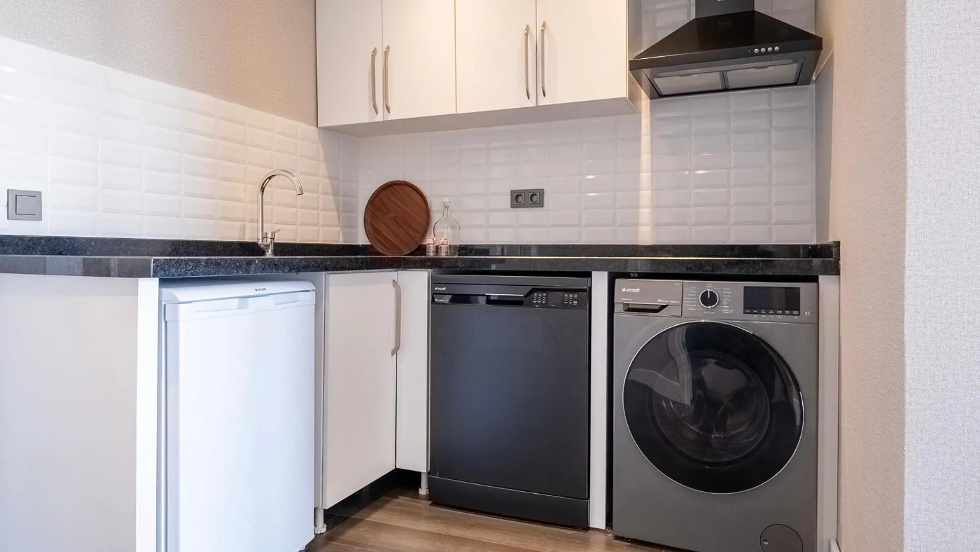 Kitchen or kitchenette in Loop Hotel Bosphorus İstanbul