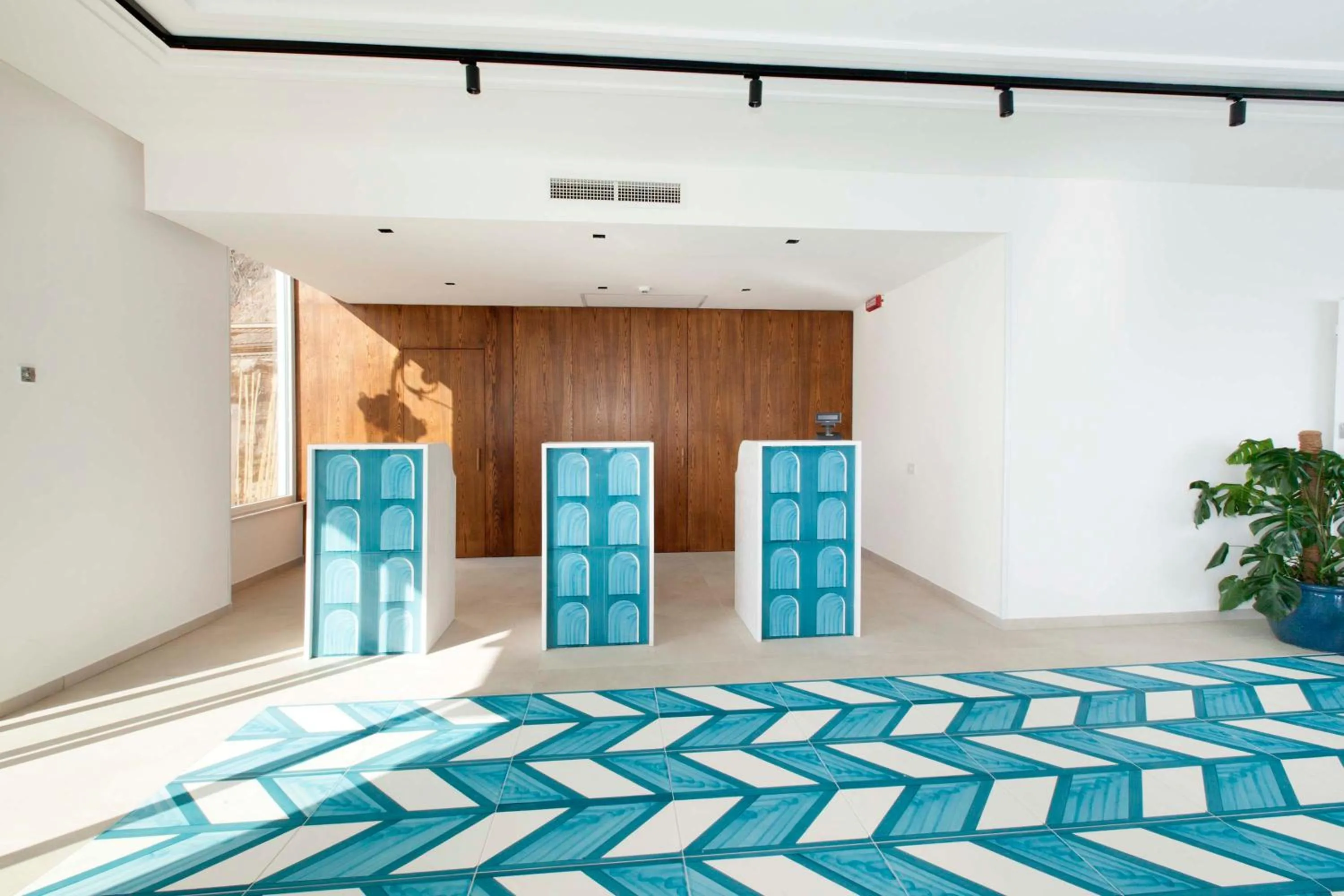 Lobby or reception in Hotel Admiral