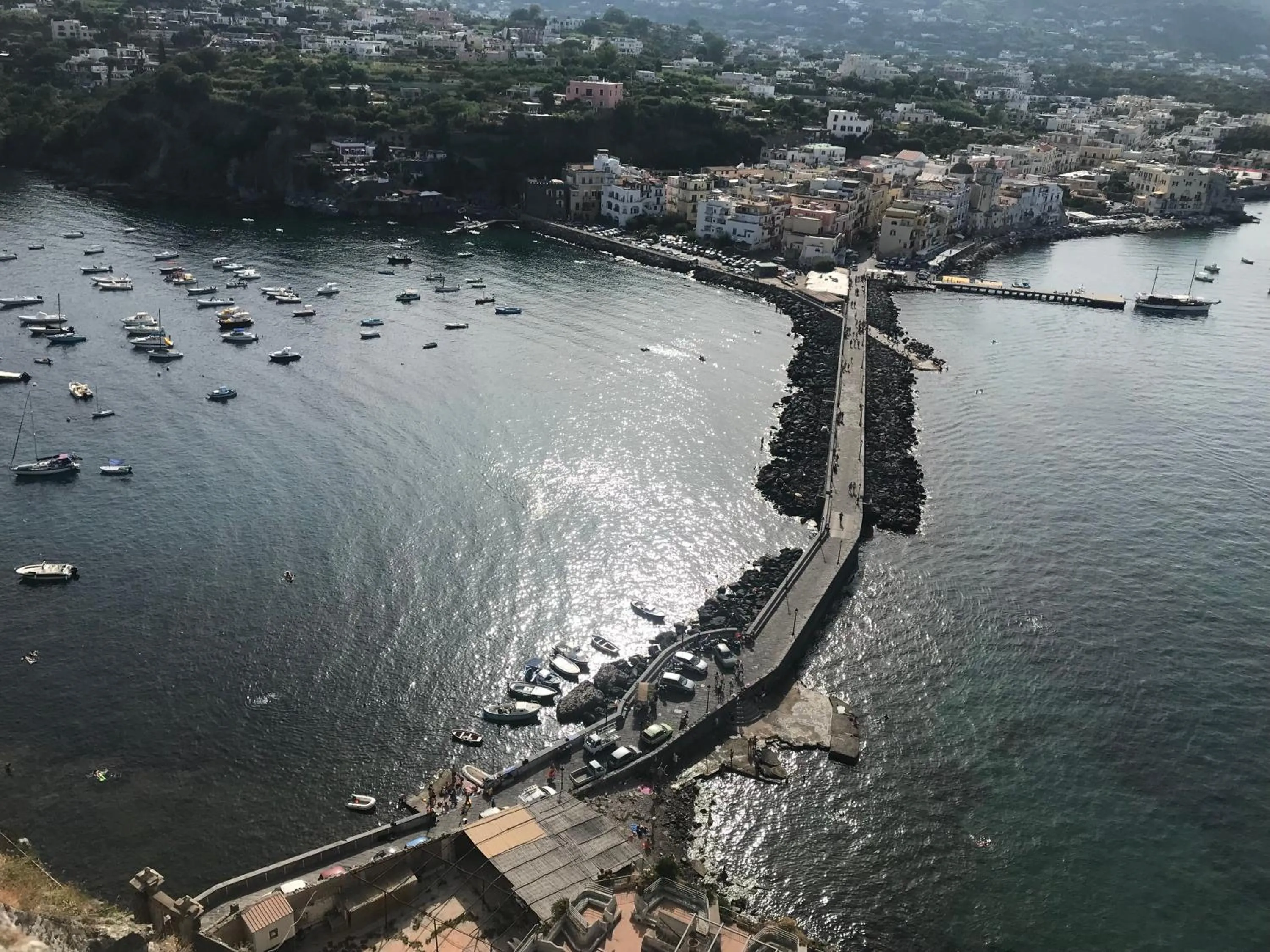 Bird's eye view in International Naples