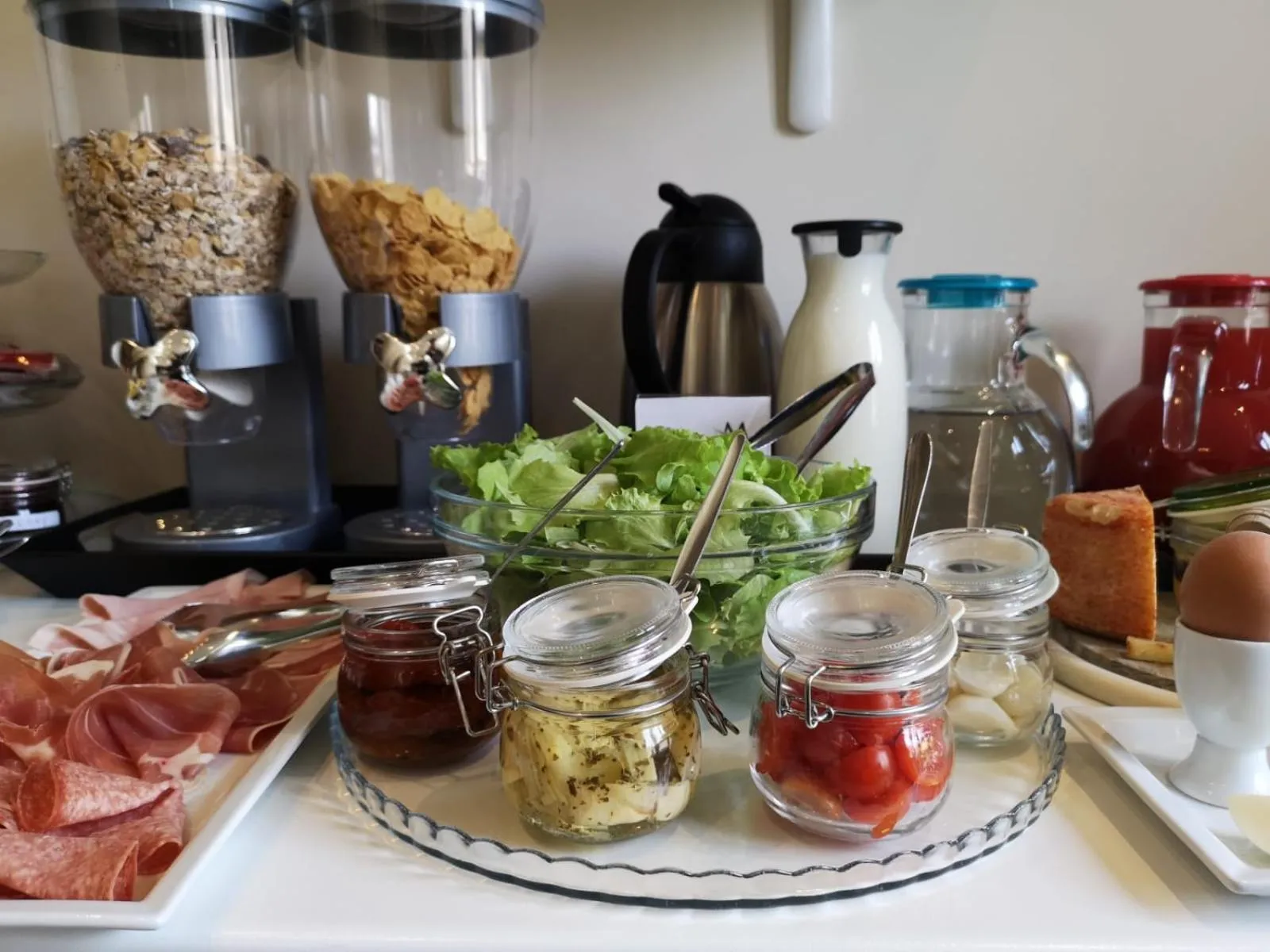Continental breakfast in Mia Suites