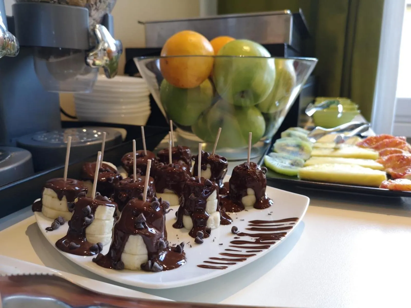 Buffet breakfast in Mia Suites