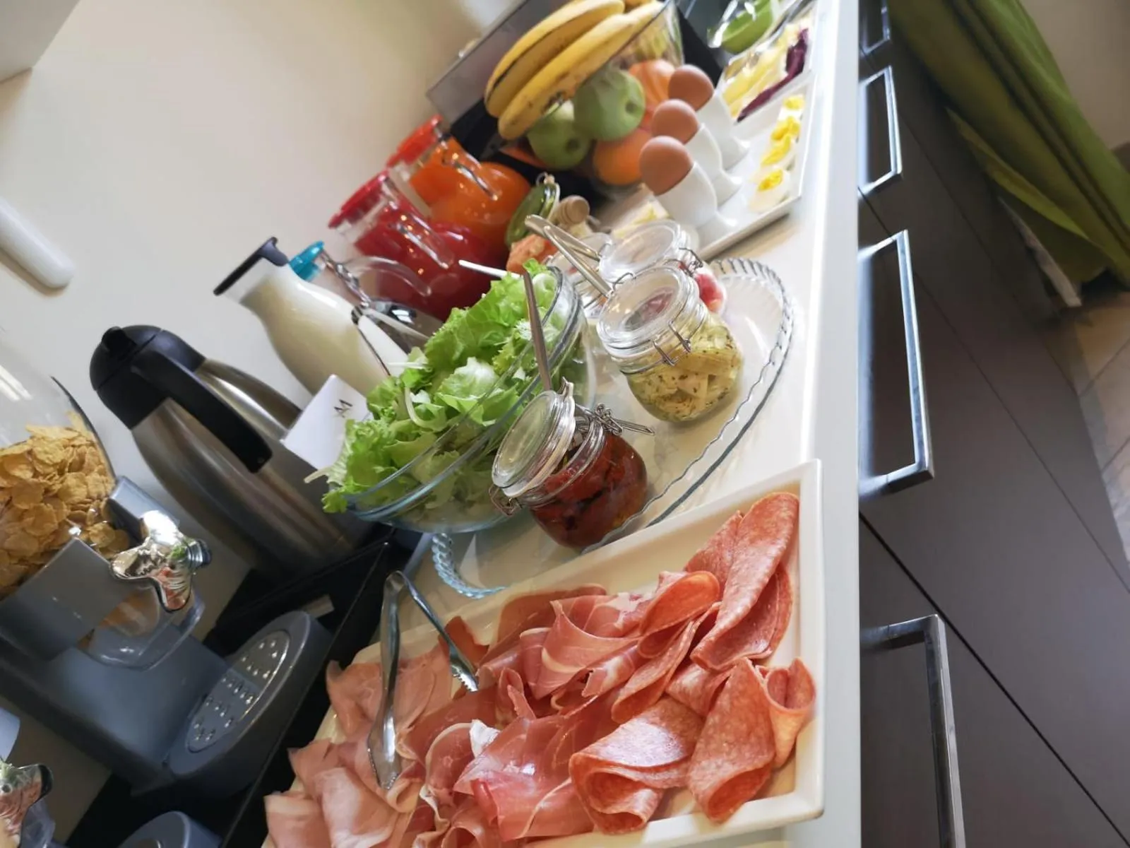 Continental breakfast in Mia Suites