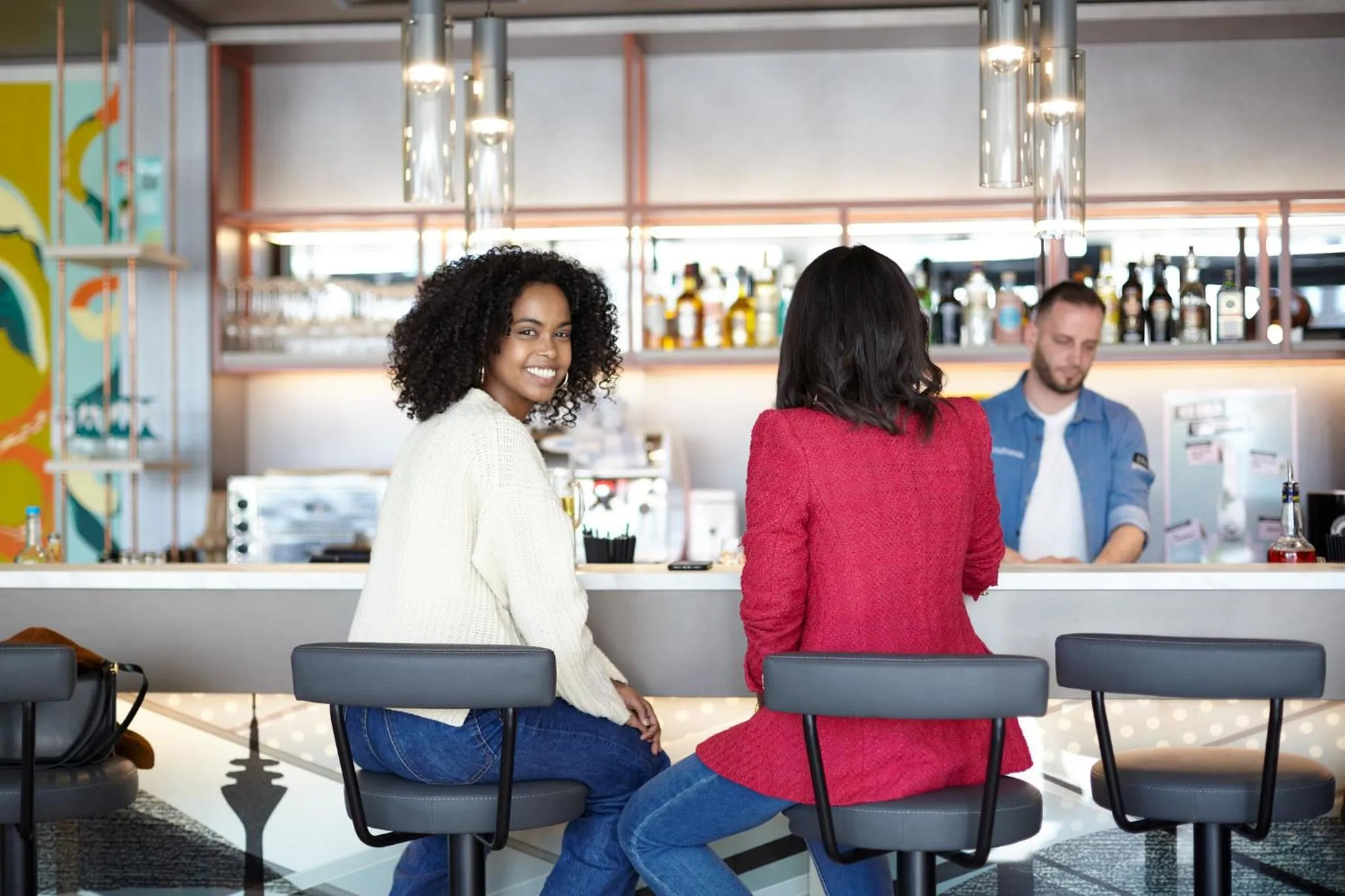 Lounge or bar in acora Dusseldorf Airport