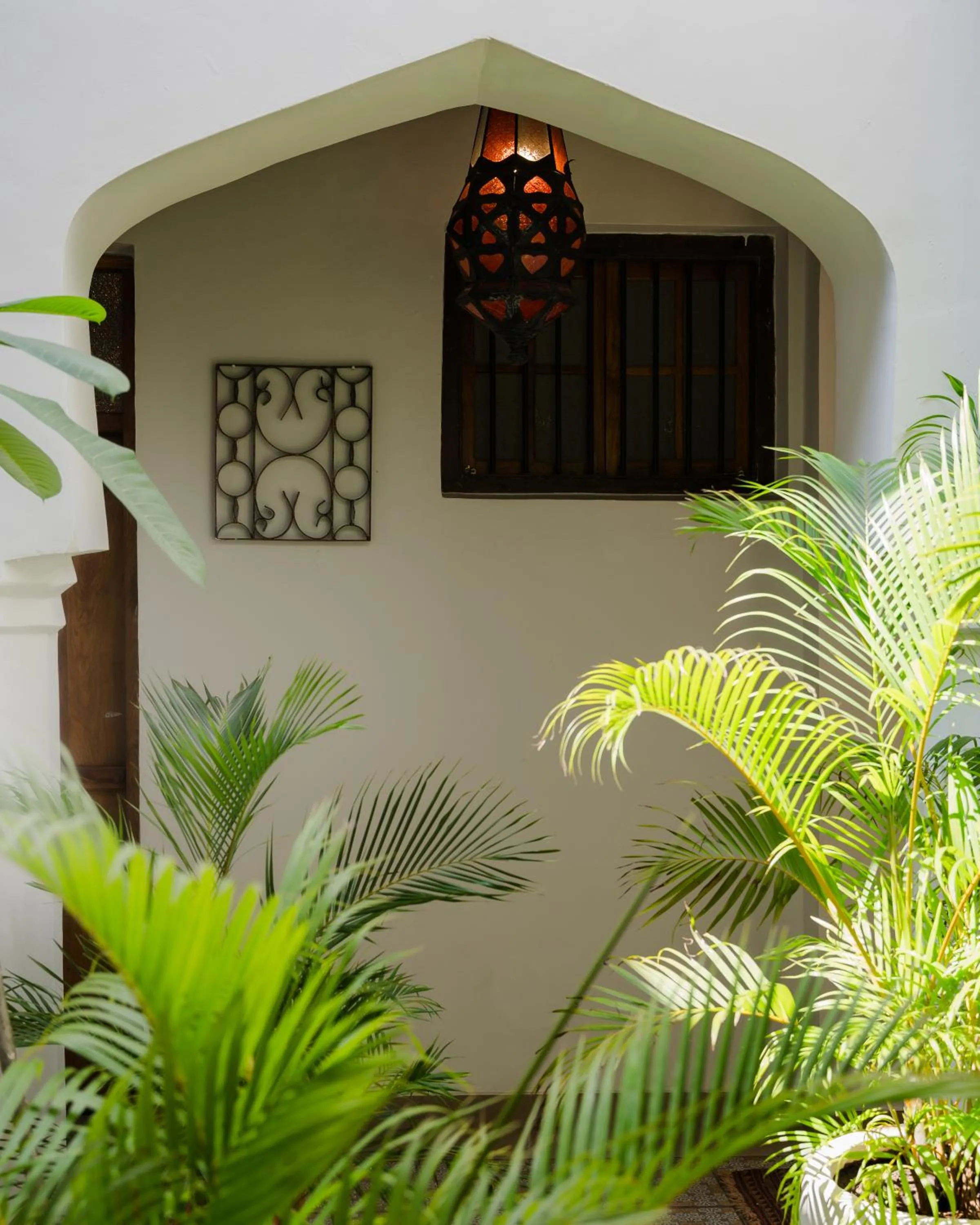 Inner courtyard view in Emerald Palm Courtyard Hotel