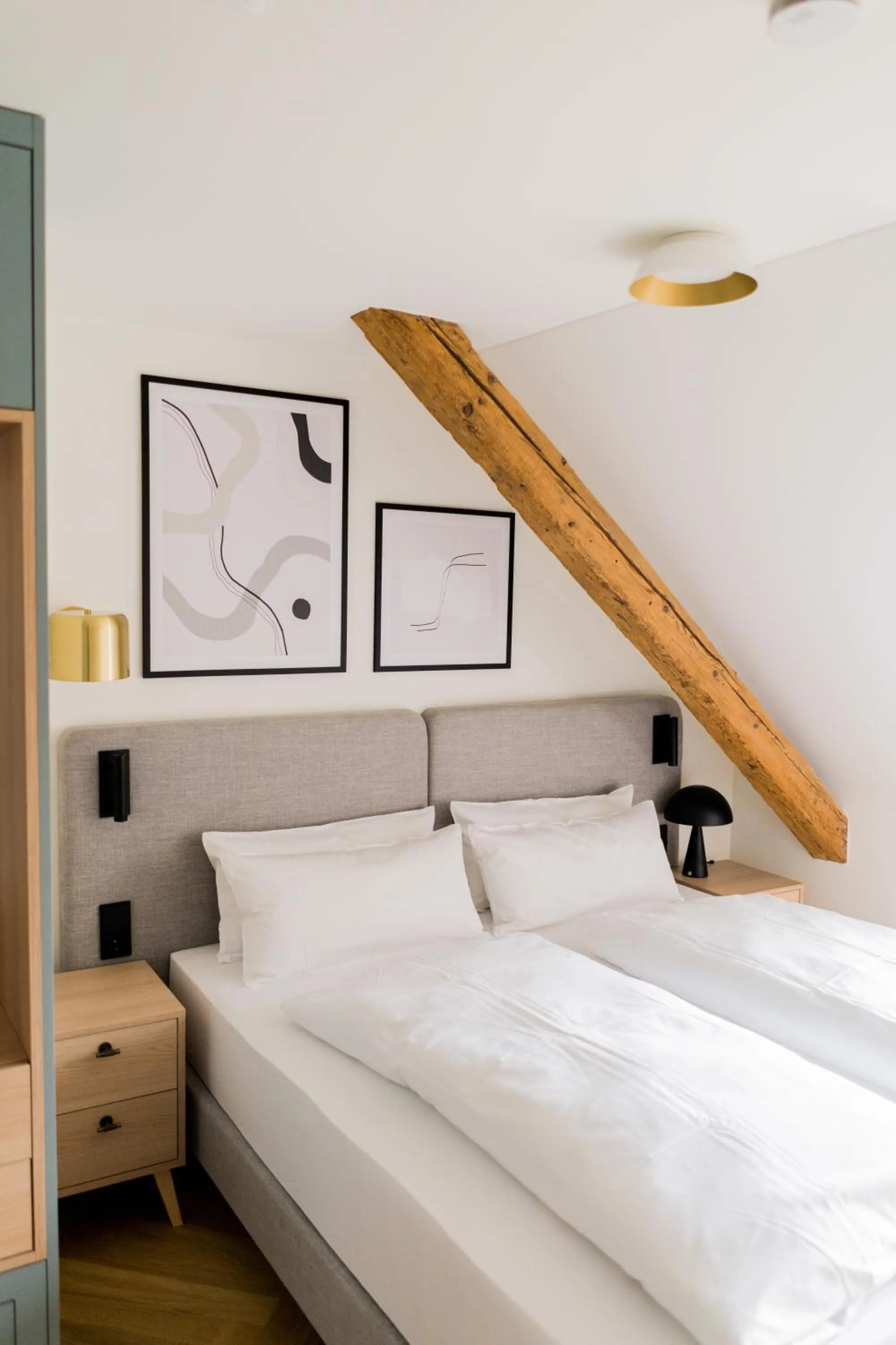 Bedroom, Bed in Bob W Munich Airport - Peterhof