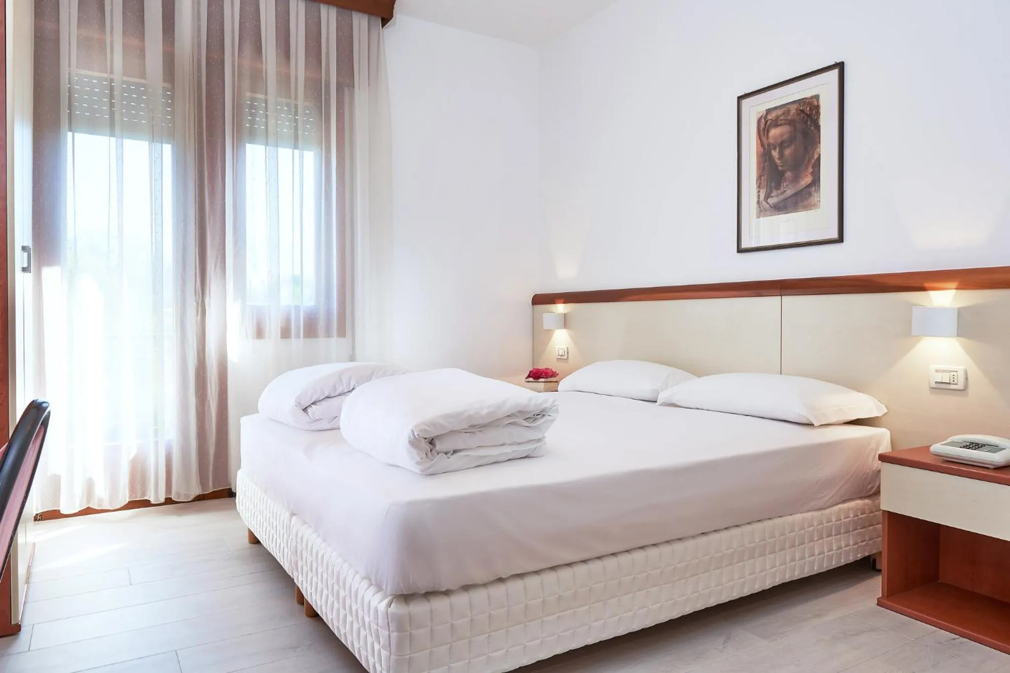 Bed in Hotel Due Ragni e Ristorante