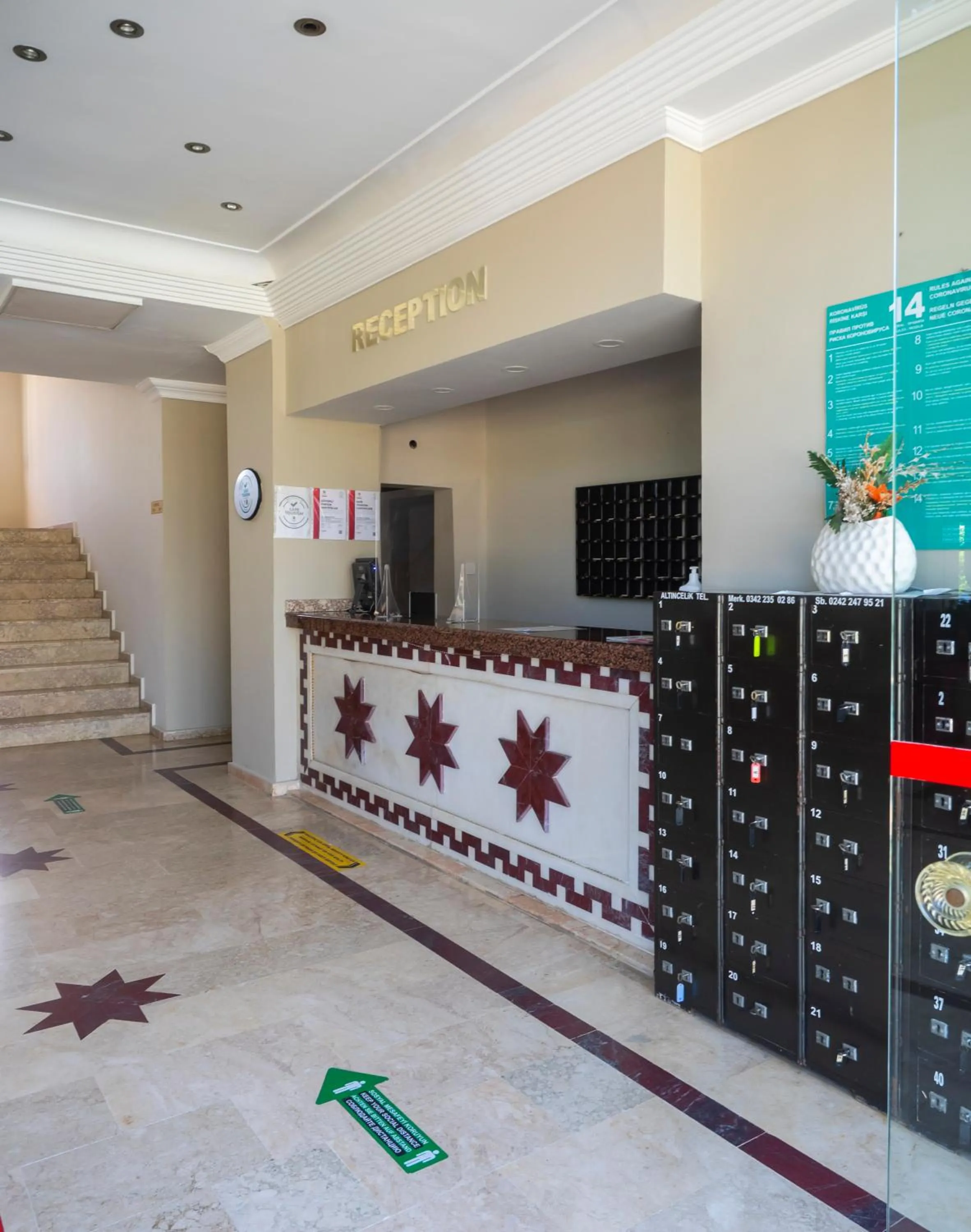 Lobby or reception in Tal Beach Hotel