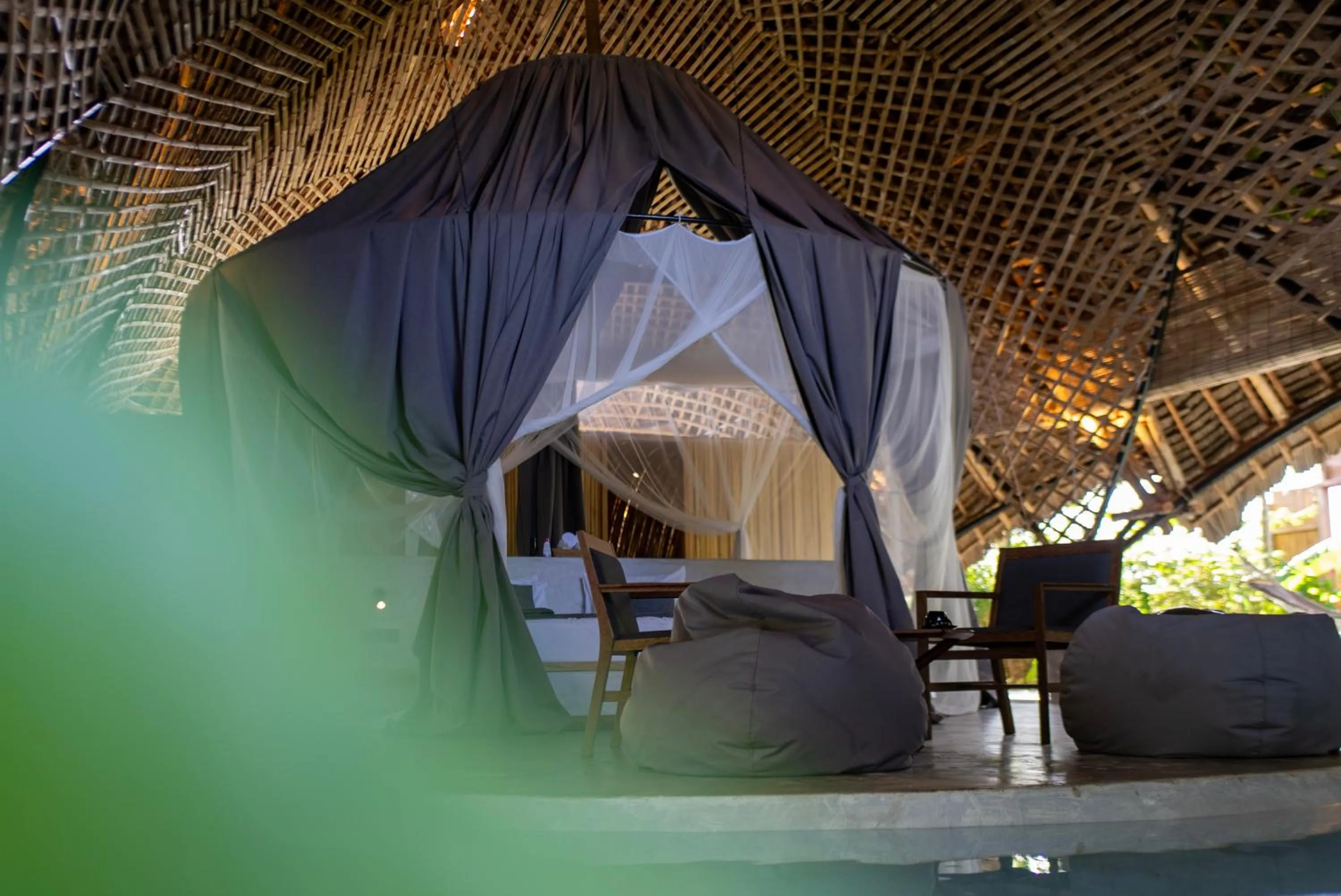 Bed in Bamboo Zanzibar