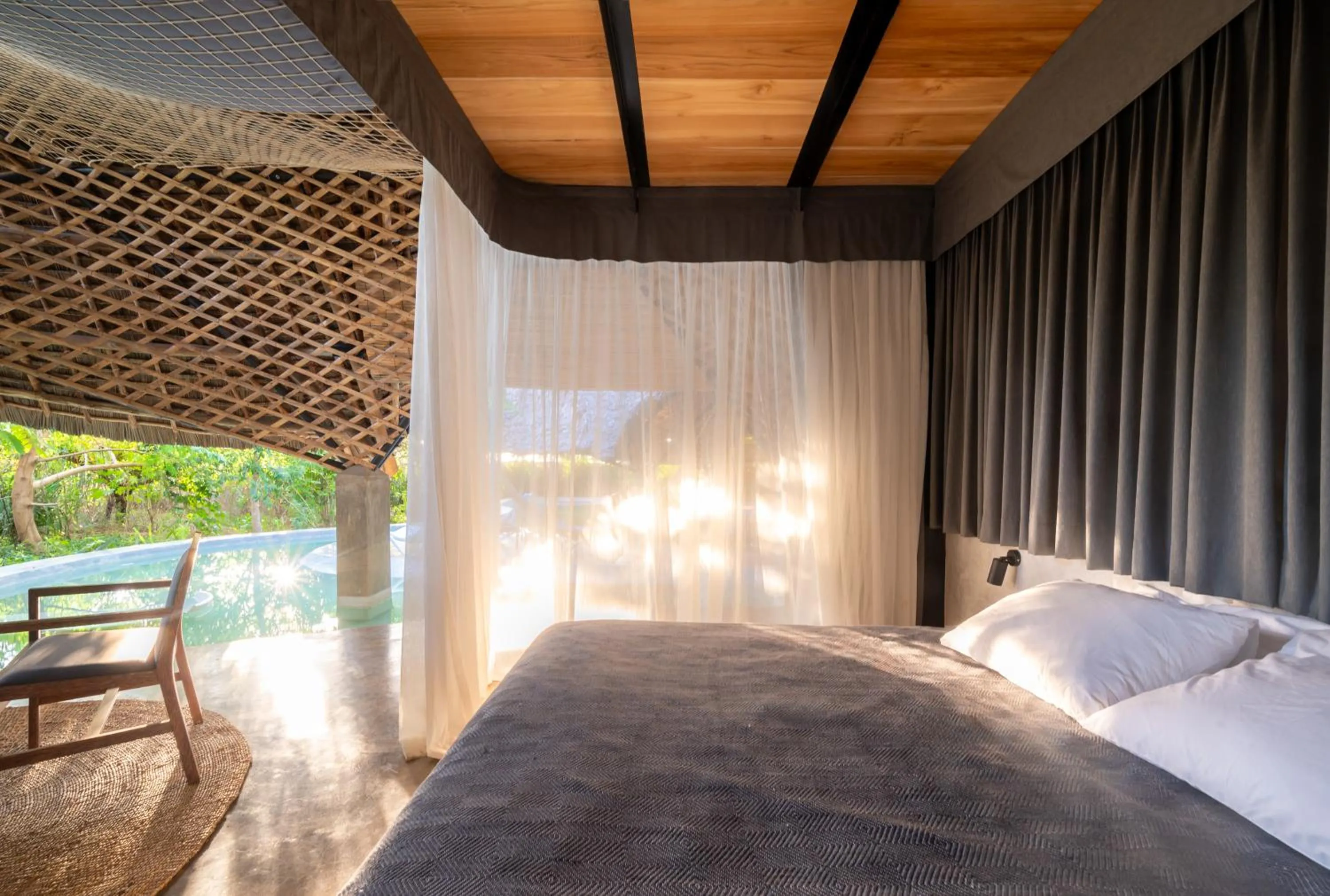 Bed in Bamboo Zanzibar