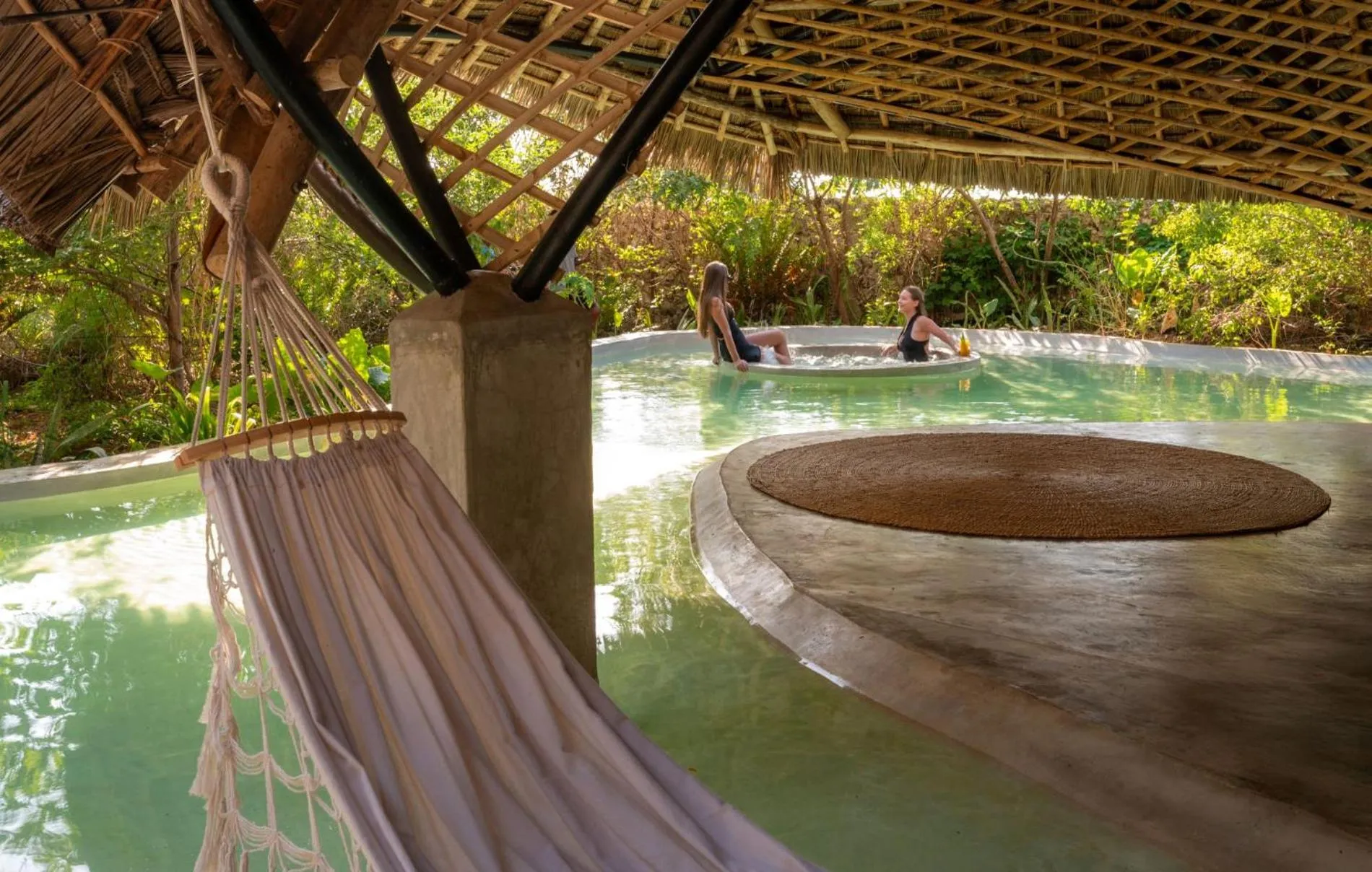 Pool view in Bamboo Zanzibar