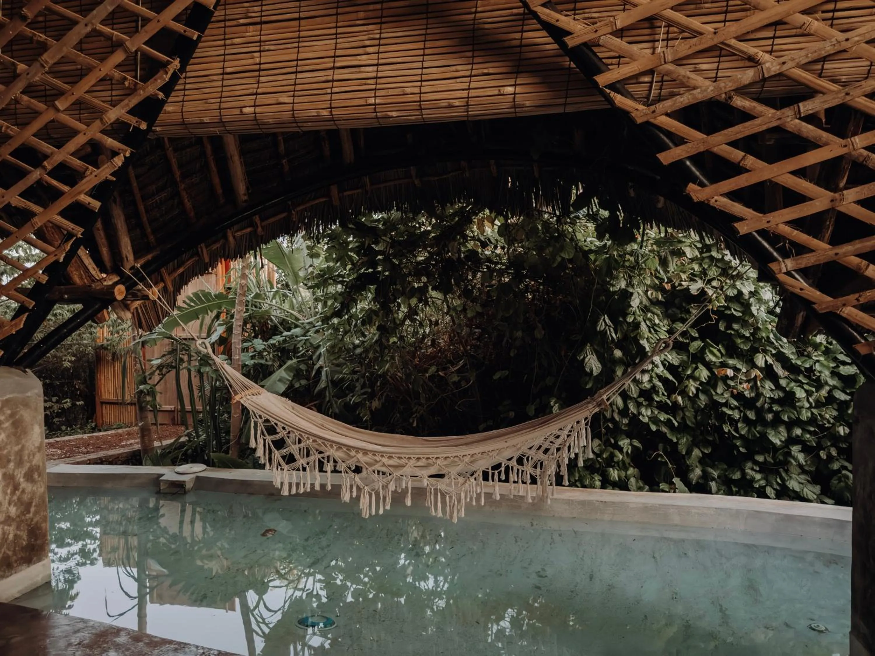 Pool view in Bamboo Zanzibar