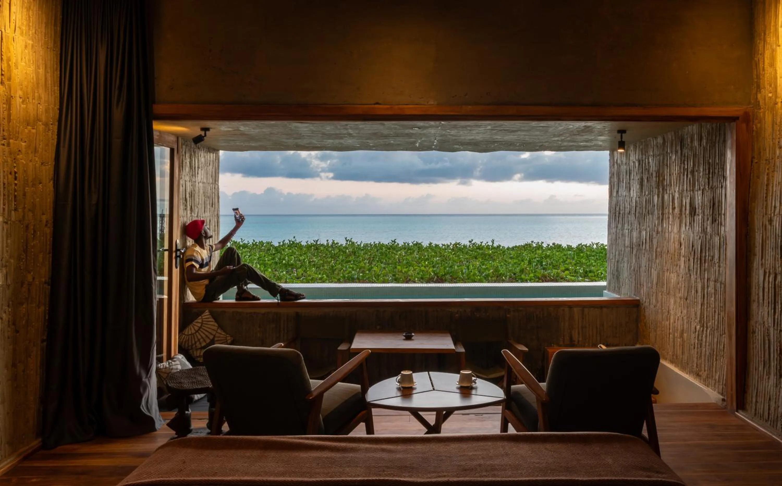 Living room in Bamboo Zanzibar