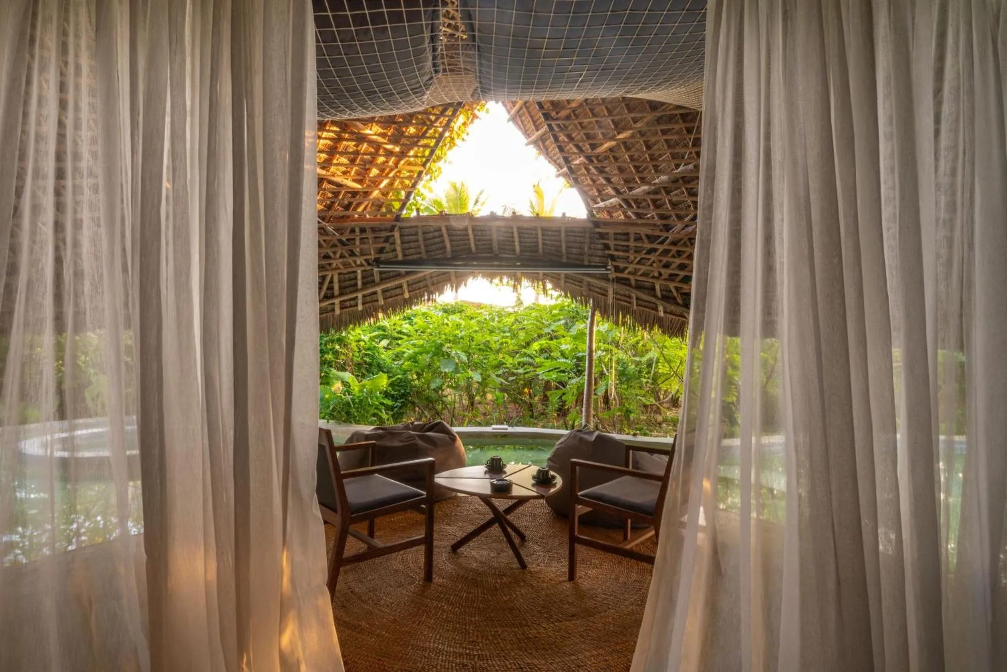 Bed in Bamboo Zanzibar