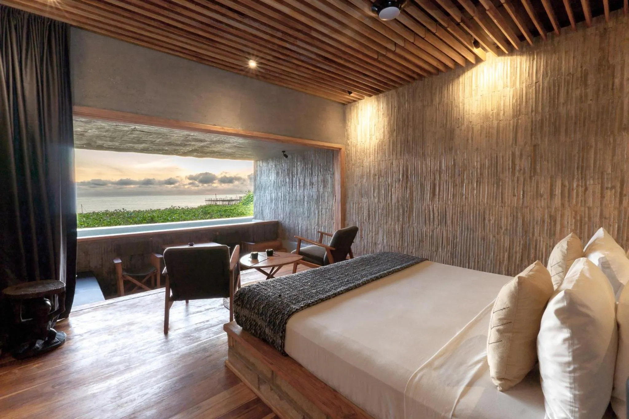 Pool view, Bed in Bamboo Zanzibar