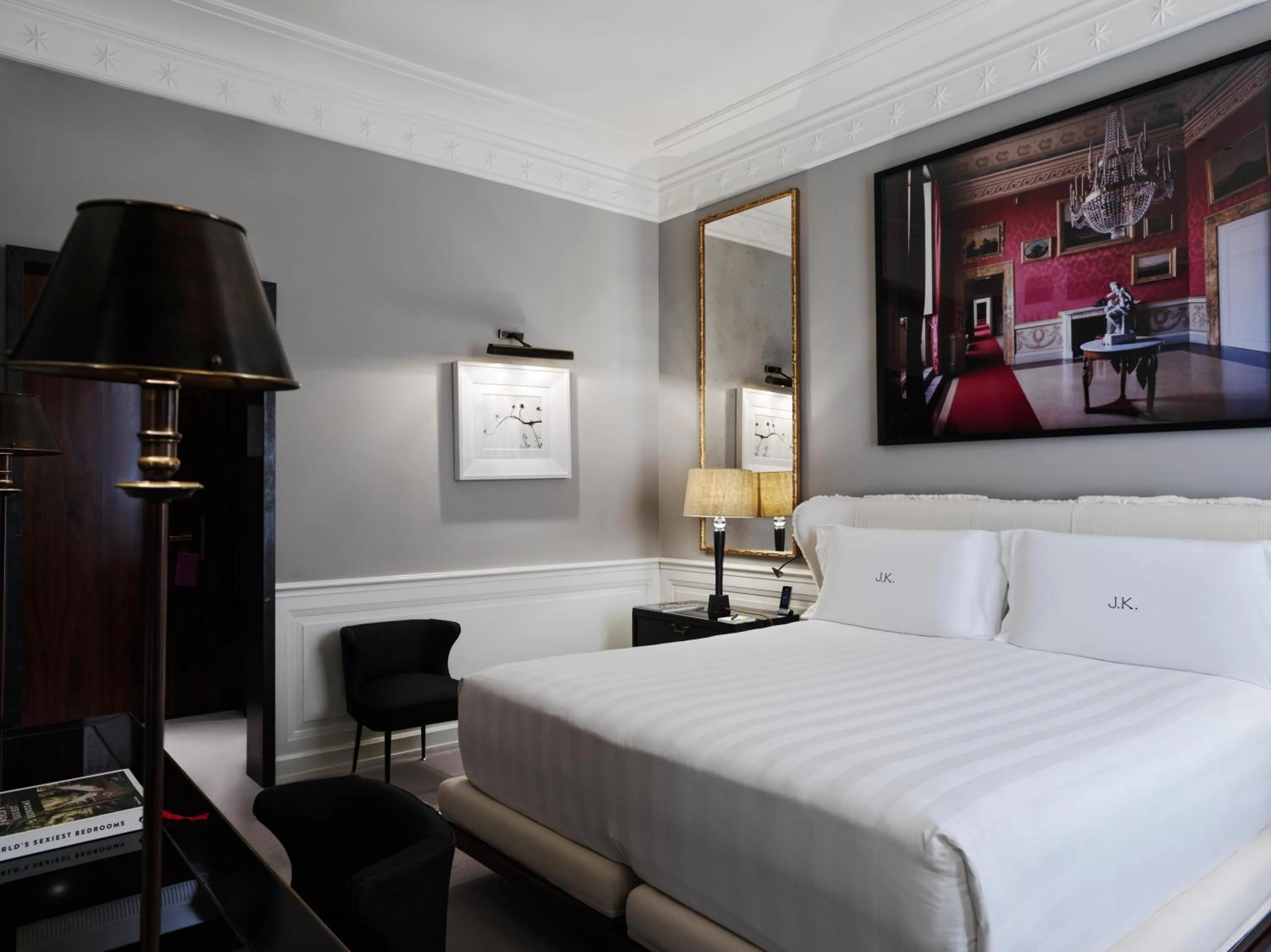 Bedroom, Bed in J.K. Place Roma - The Leading Hotels of the World