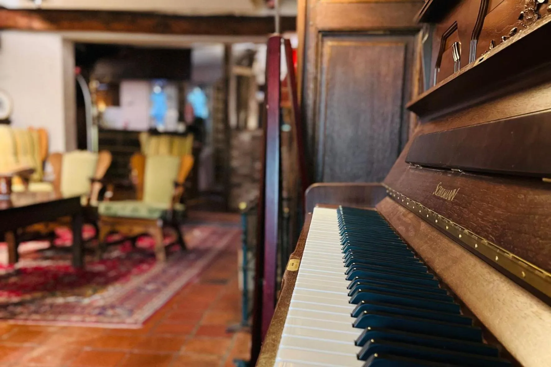 Seating area in La Fontaine du Sabotier