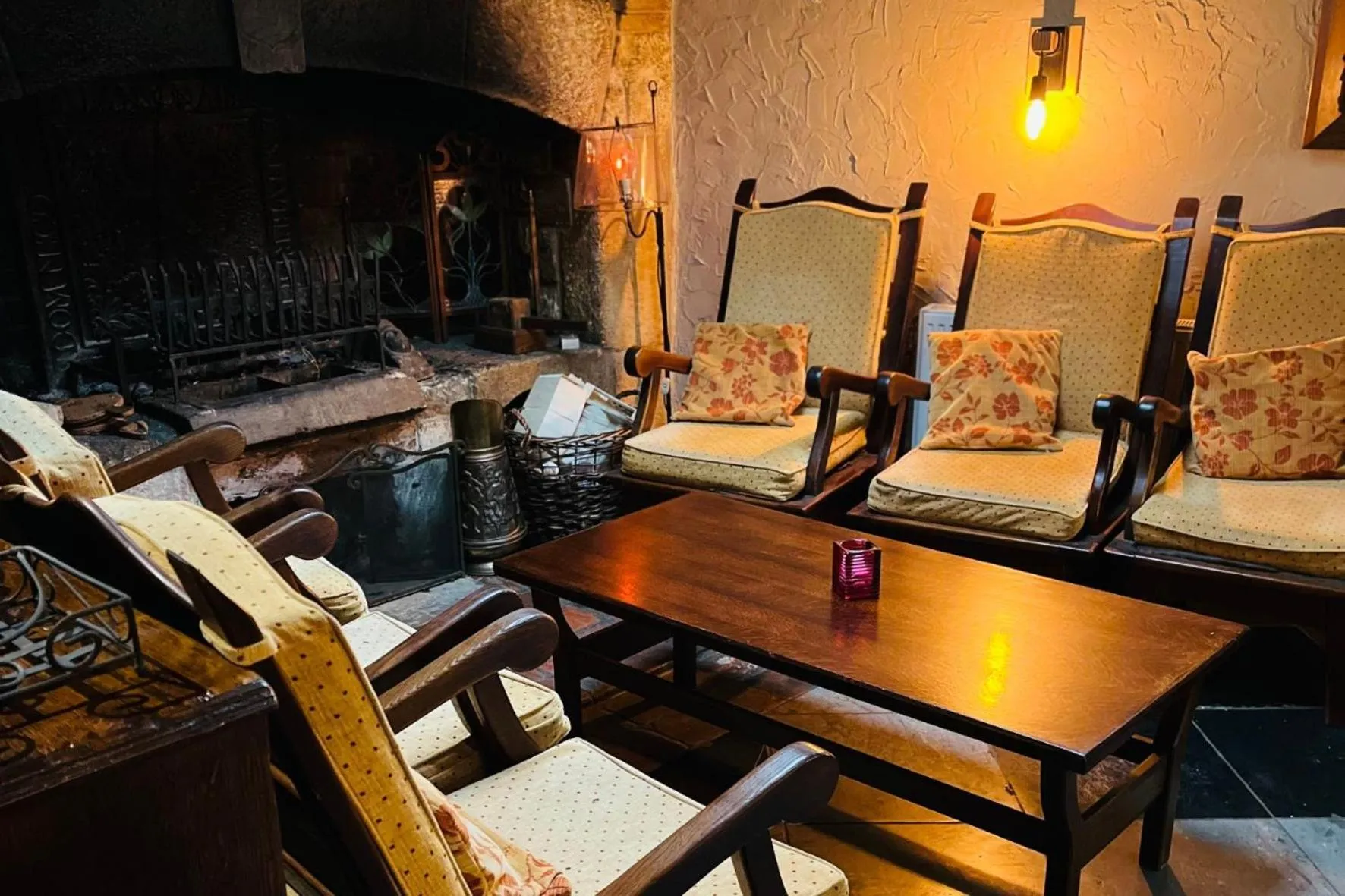 Seating area in La Fontaine du Sabotier