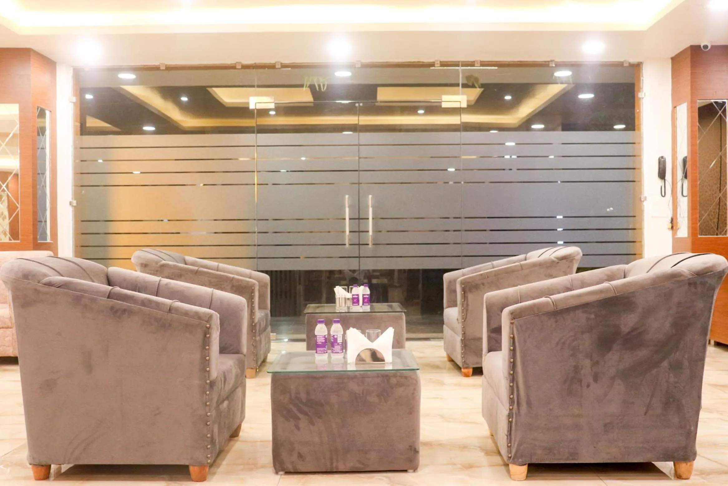 Seating area in Hotel Royal Palm Dehradun