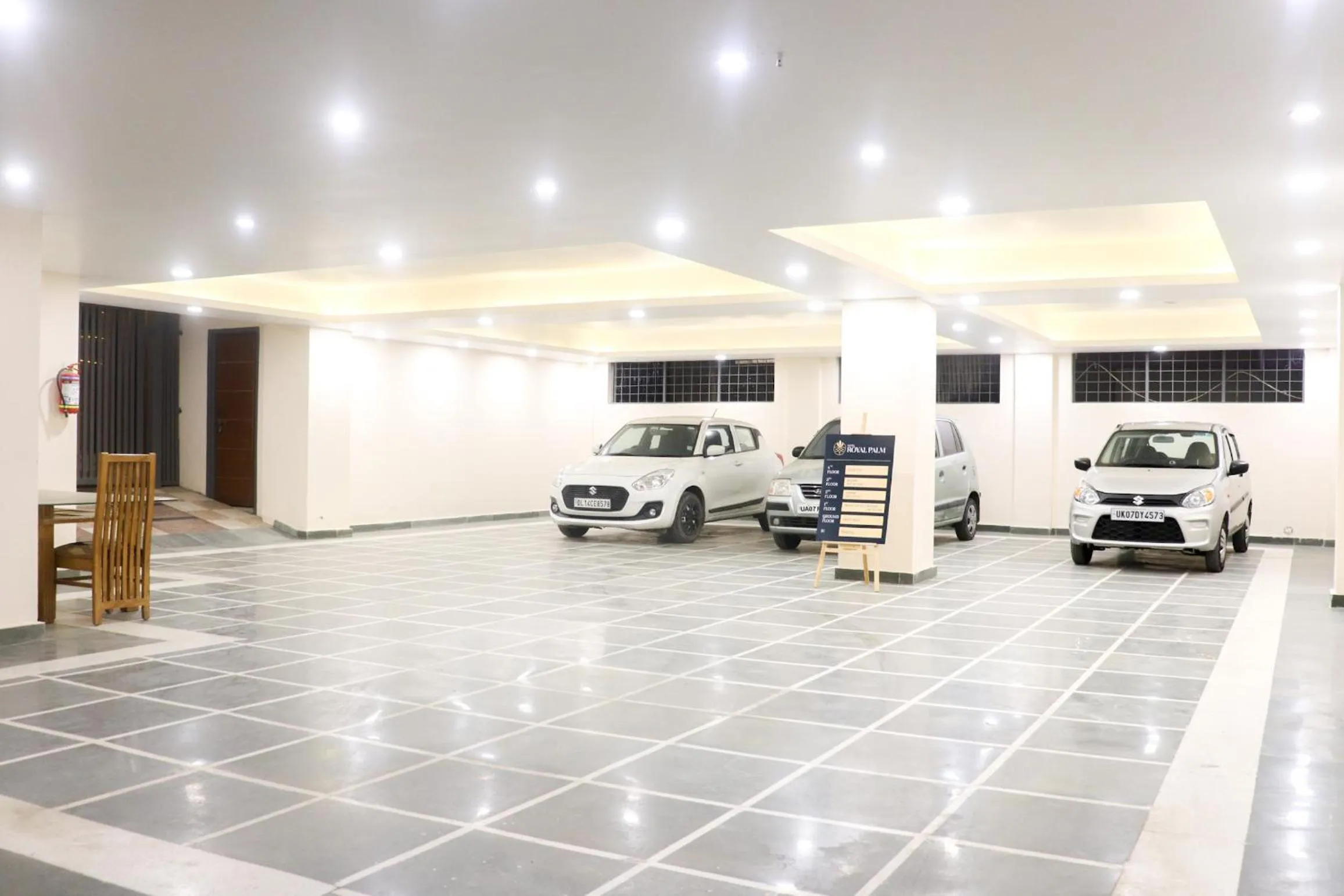 Parking in Hotel Royal Palm Dehradun