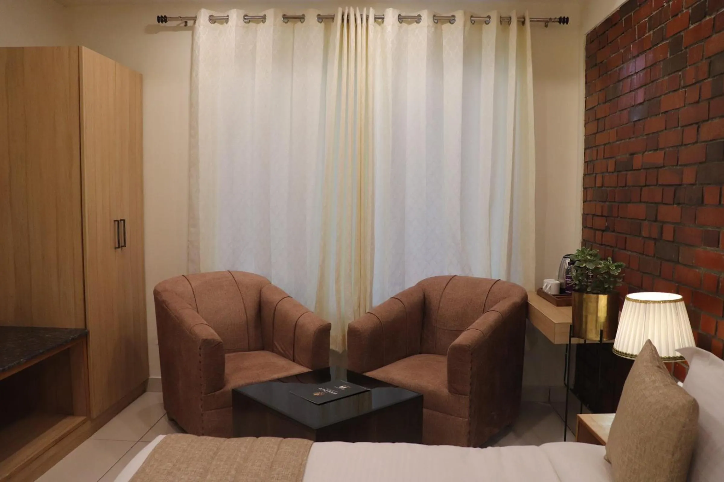 Seating area in Hotel Royal Palm Dehradun