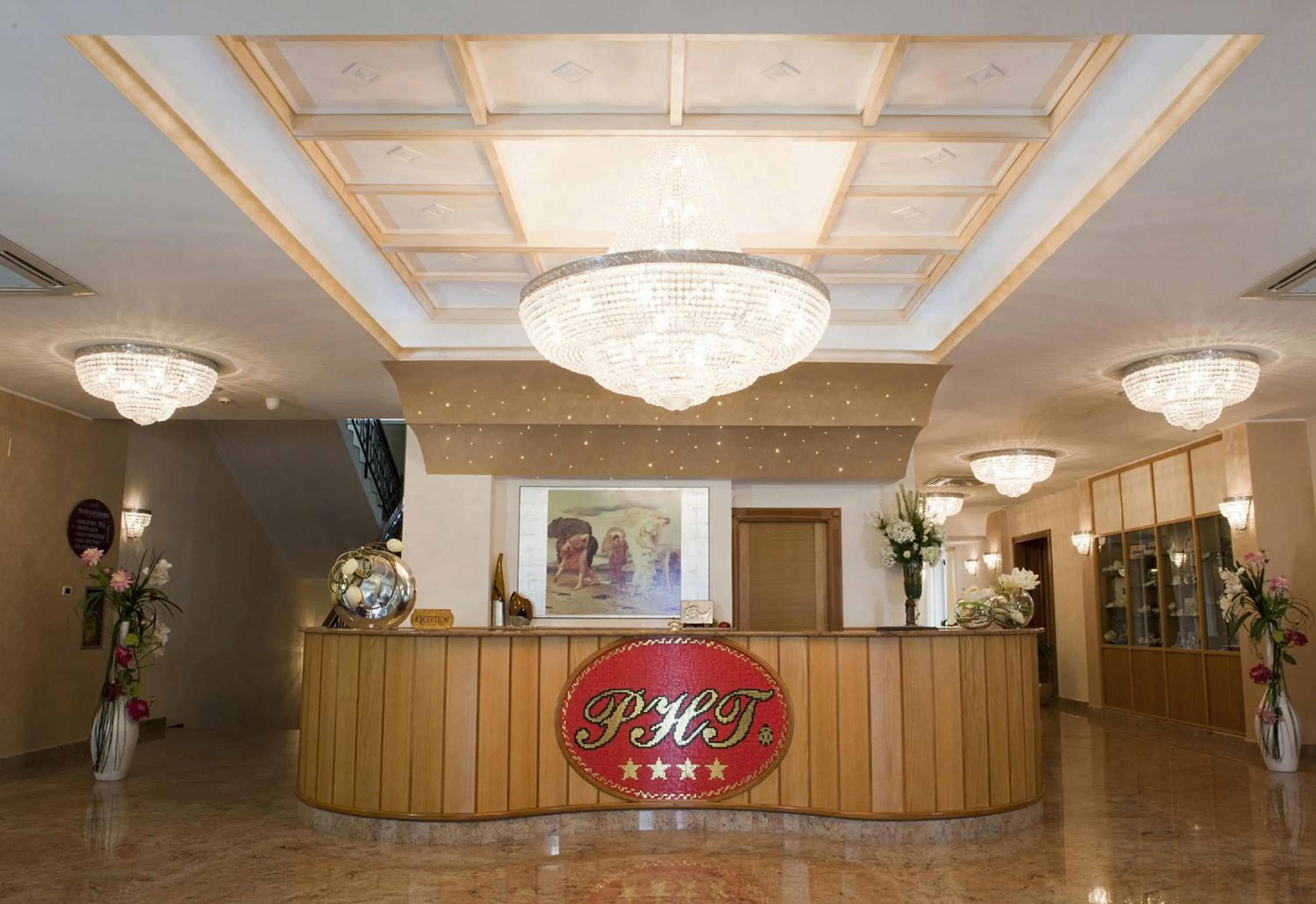 Lobby or reception in Park Hotel Tyrrenian