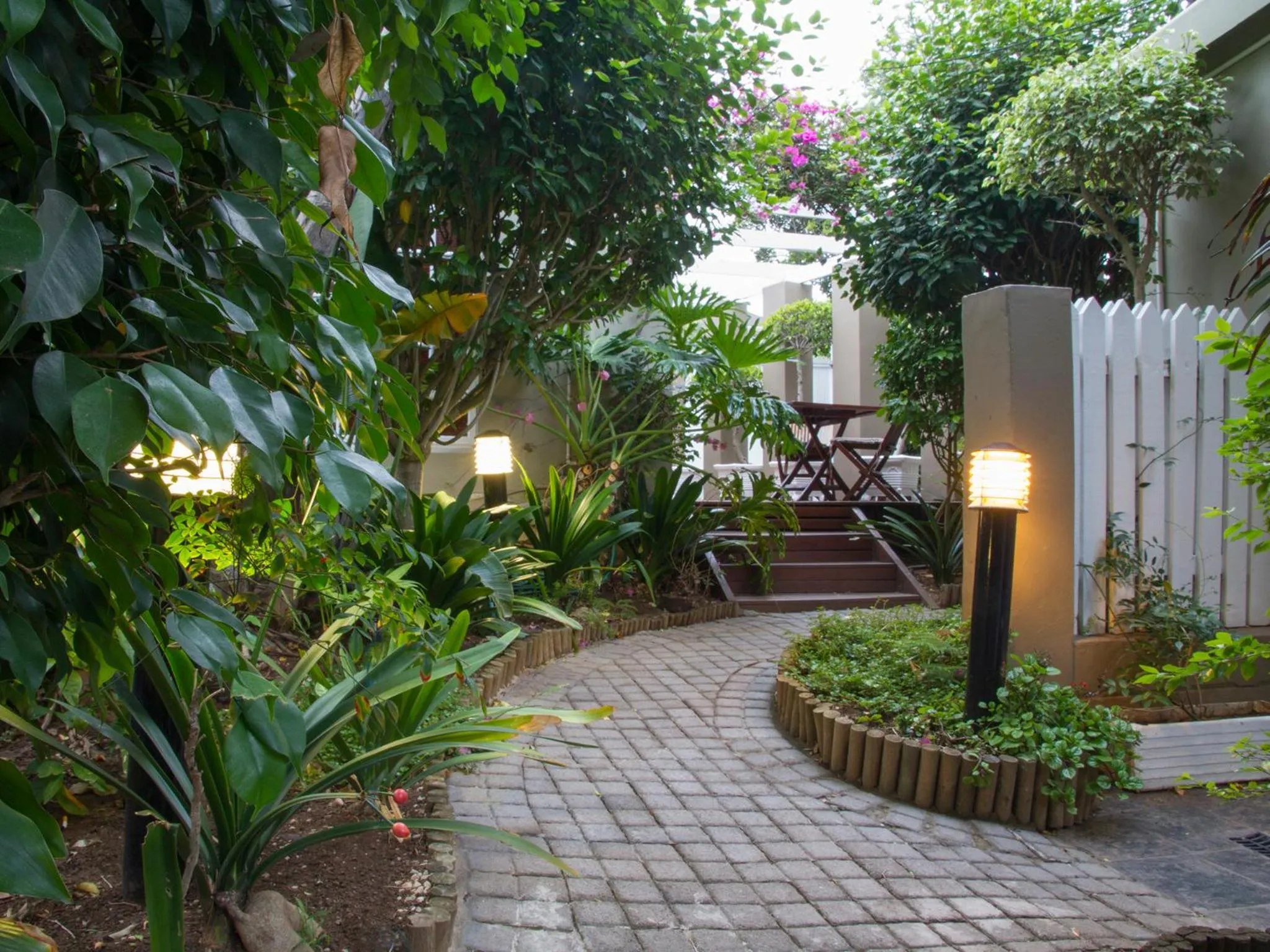 Patio in Conifer Beach House
