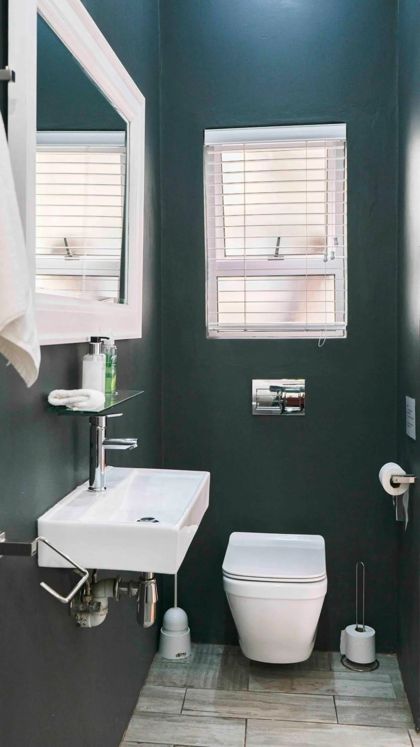 Toilet in Conifer Beach House