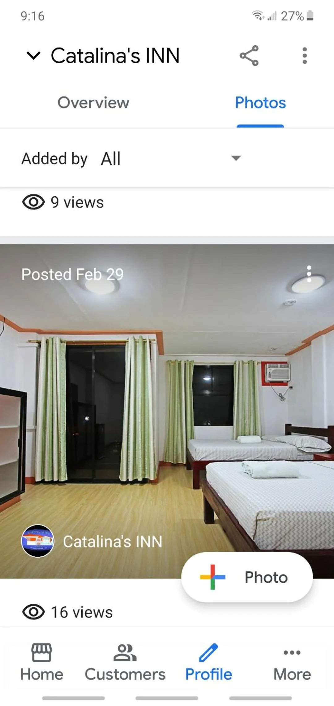 Bed in Catalinas inn