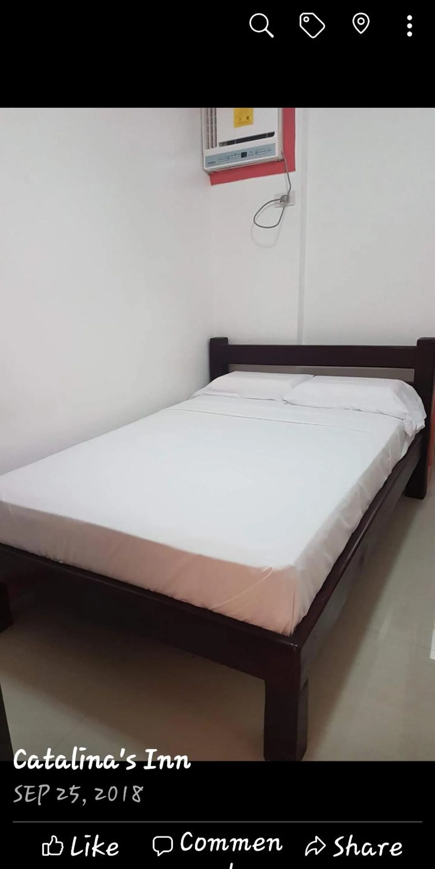 Bed in Catalinas inn