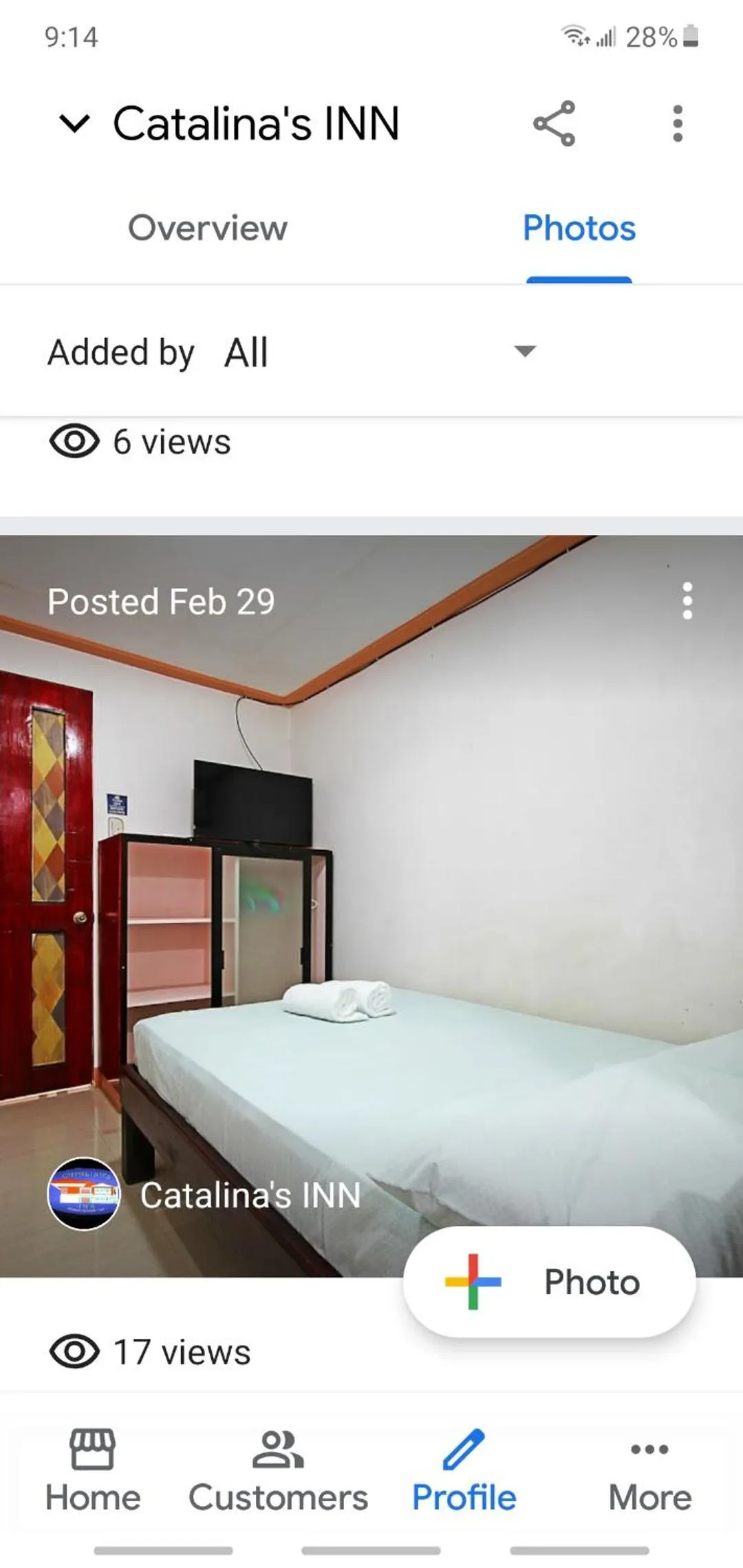 Bed in Catalinas inn