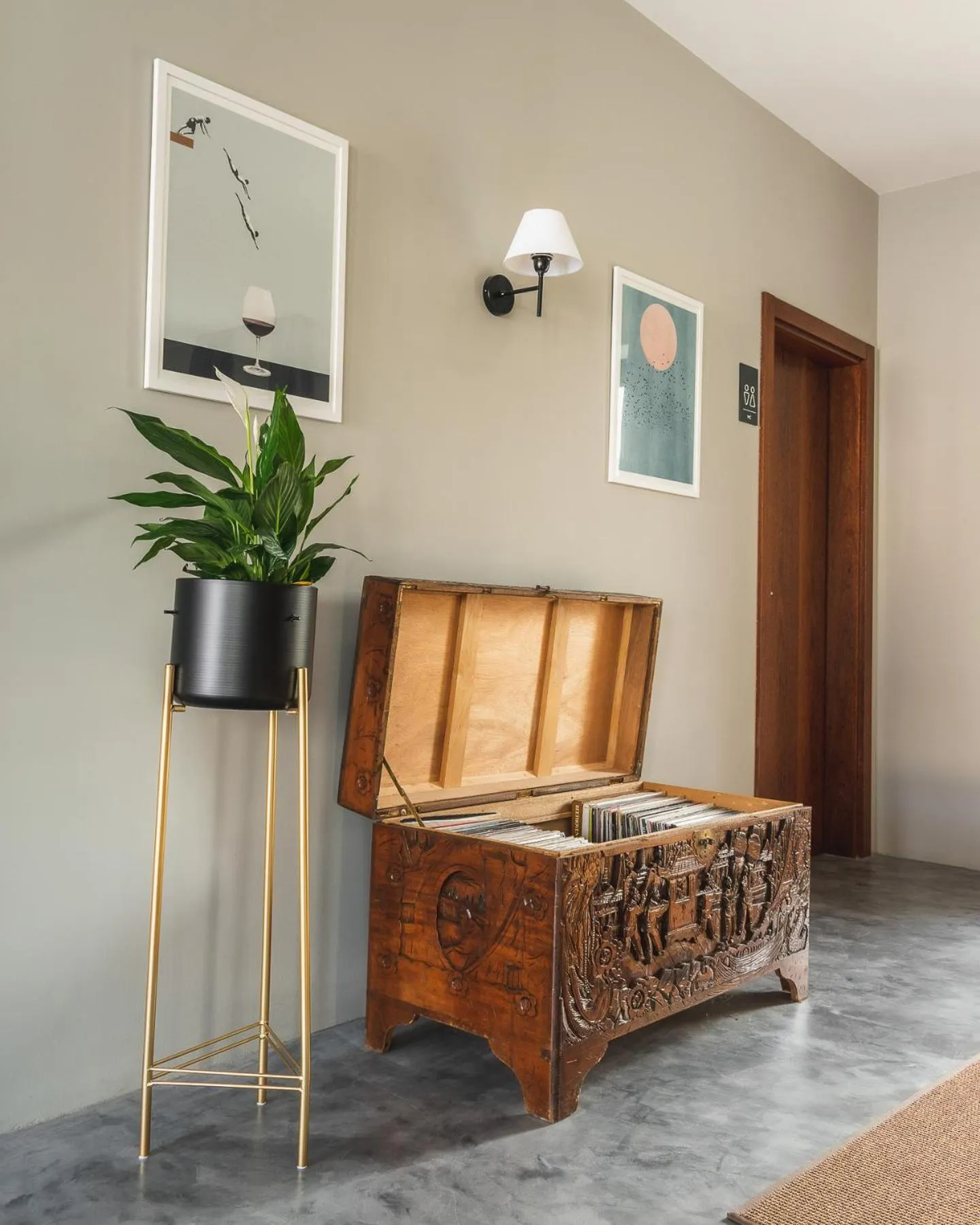 Living room in Quinta Dona Iria