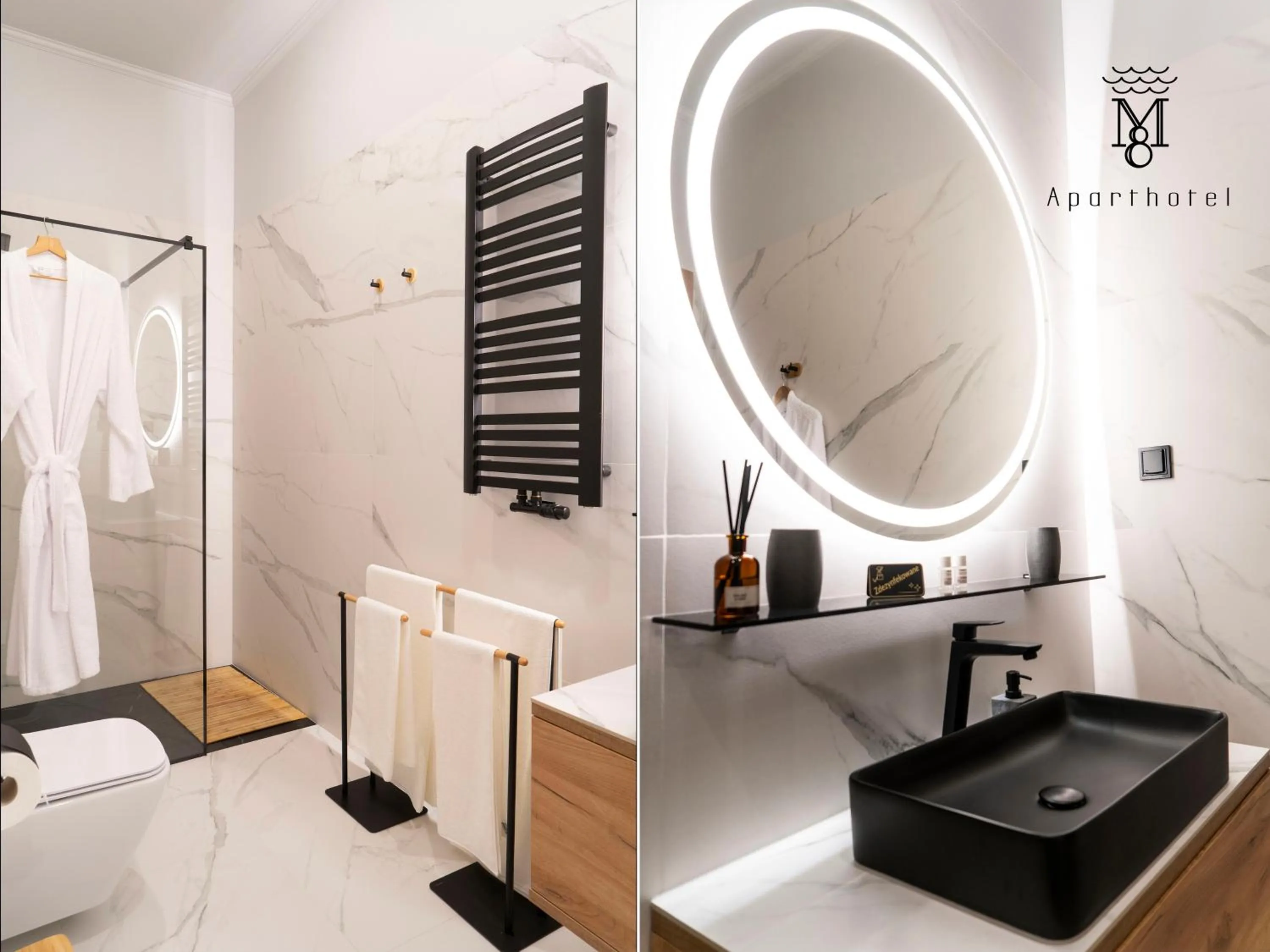 Toilet in Mariensztat 8 Hotel