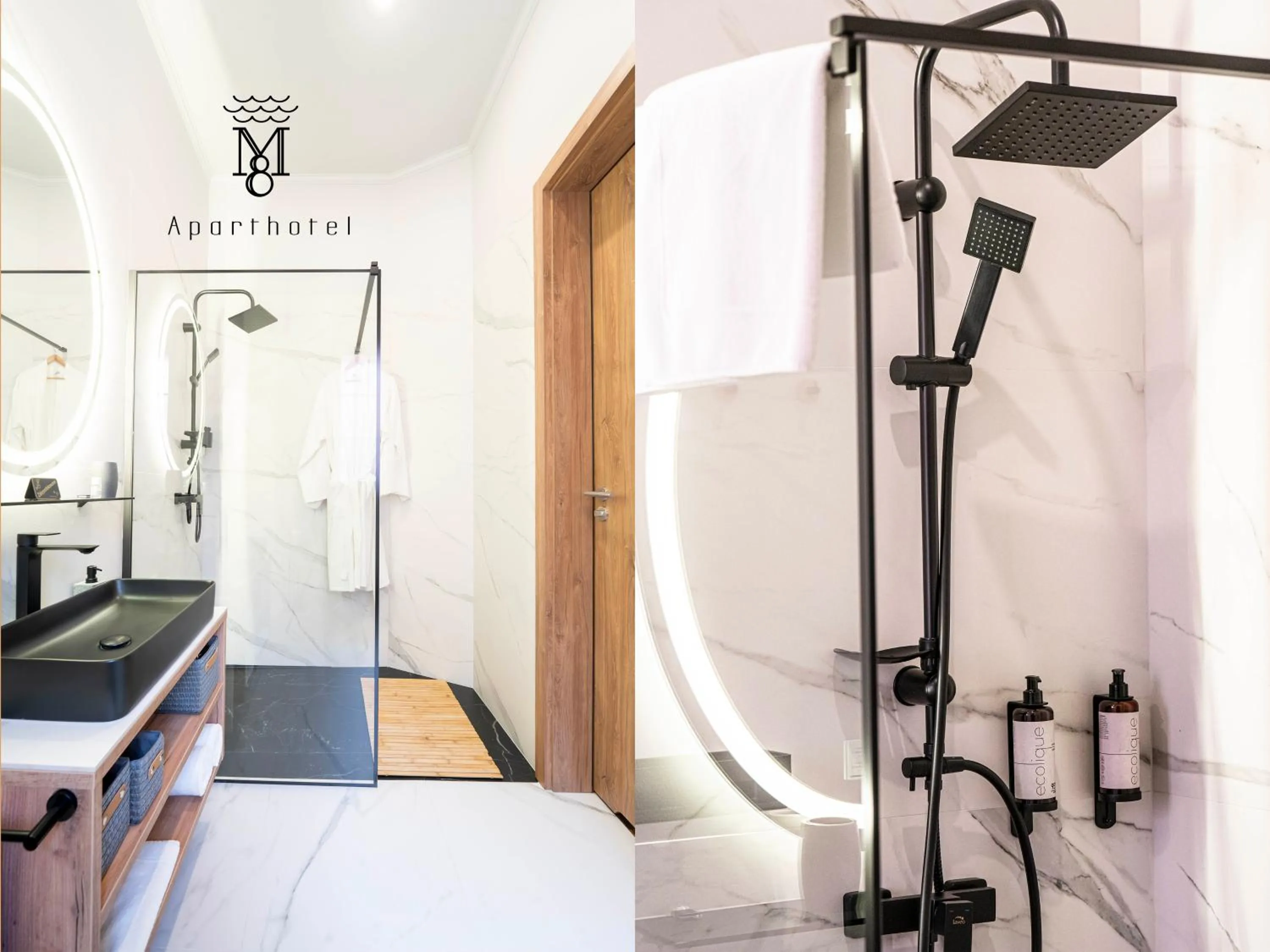 Shower in Mariensztat 8 Hotel