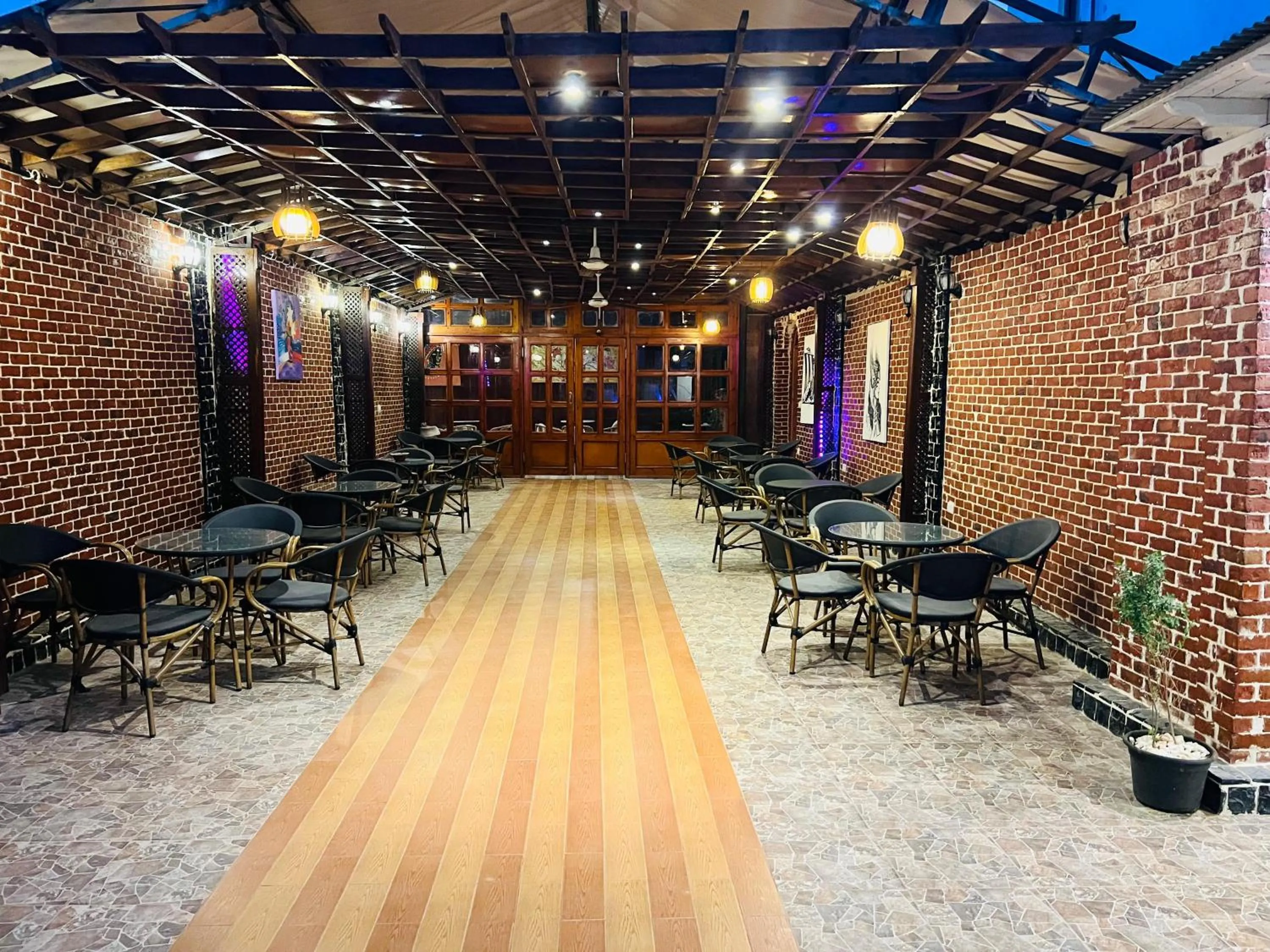 Seating area in Viking club hotel