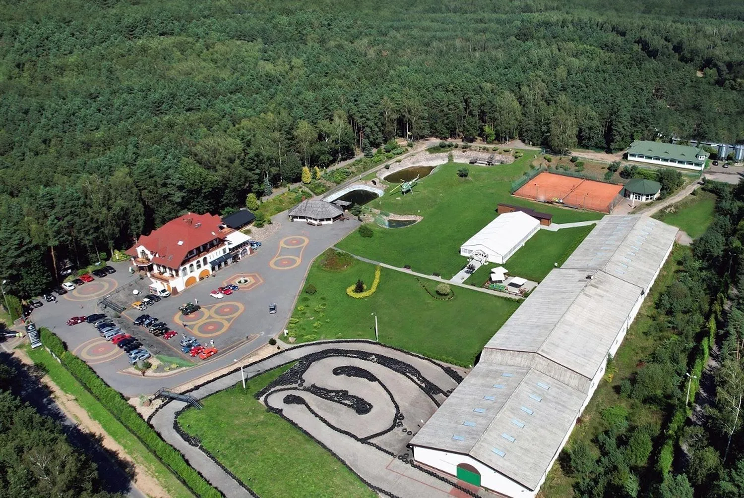 Bird's eye view in Malutkie Resort