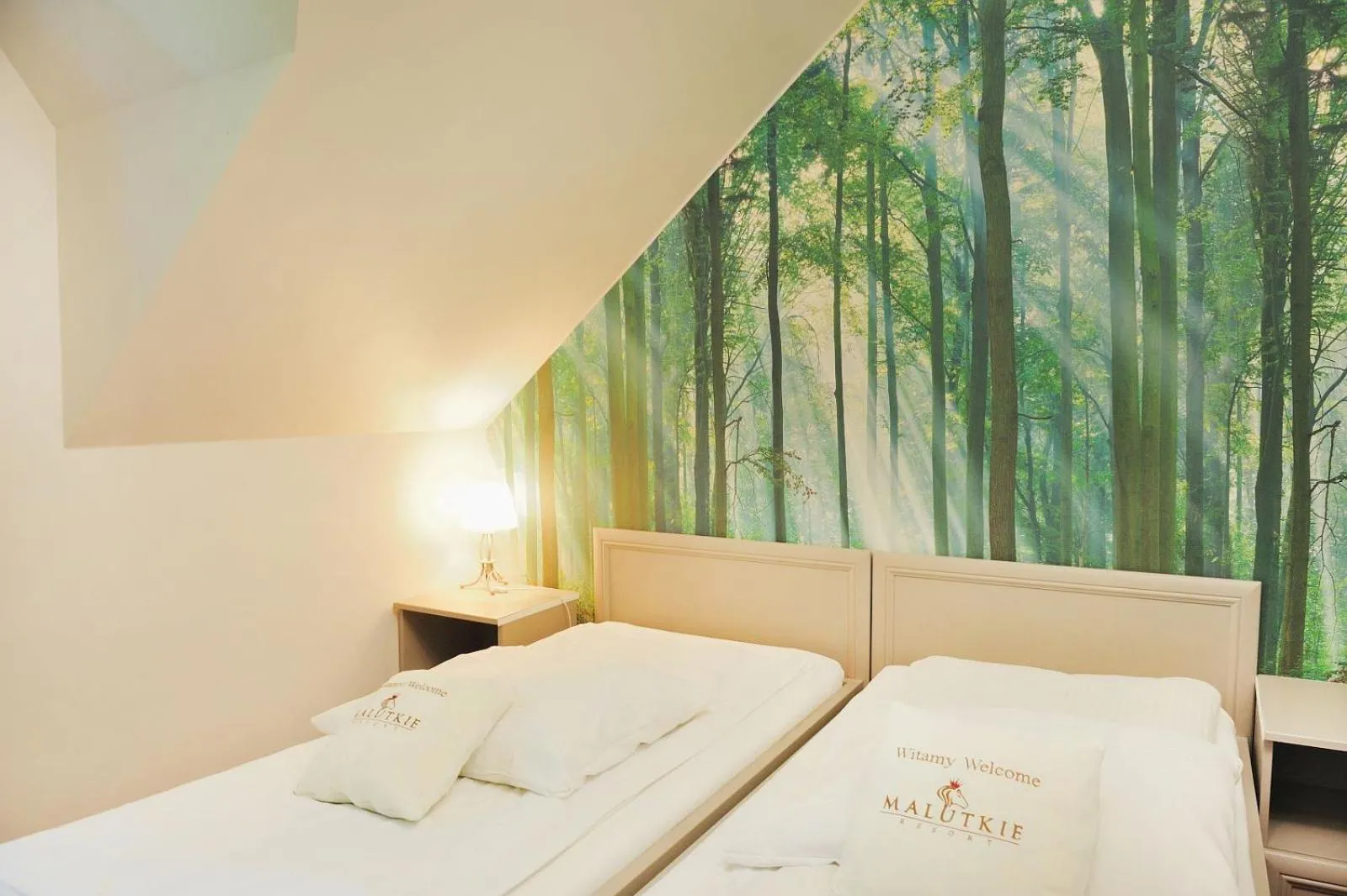 Bed in Malutkie Resort