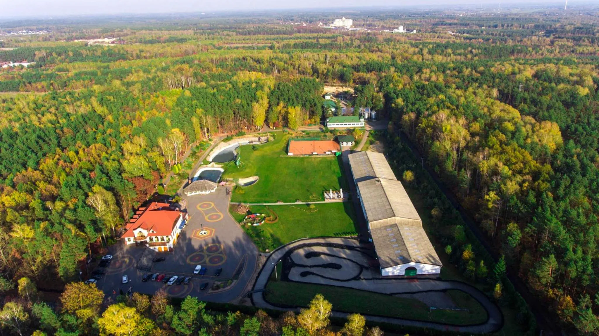 Bird's eye view in Malutkie Resort