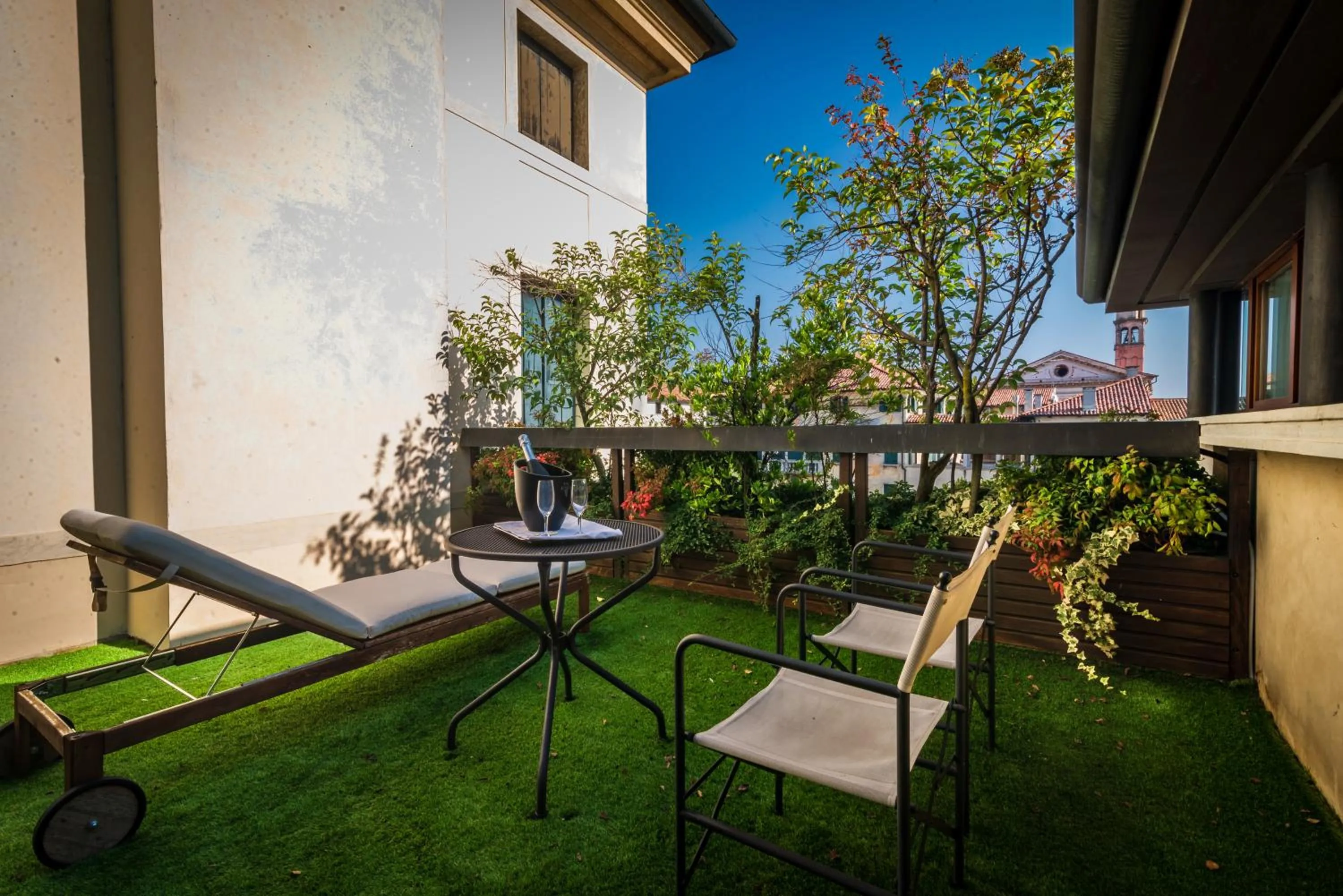 Garden in Hotel Alla Torre