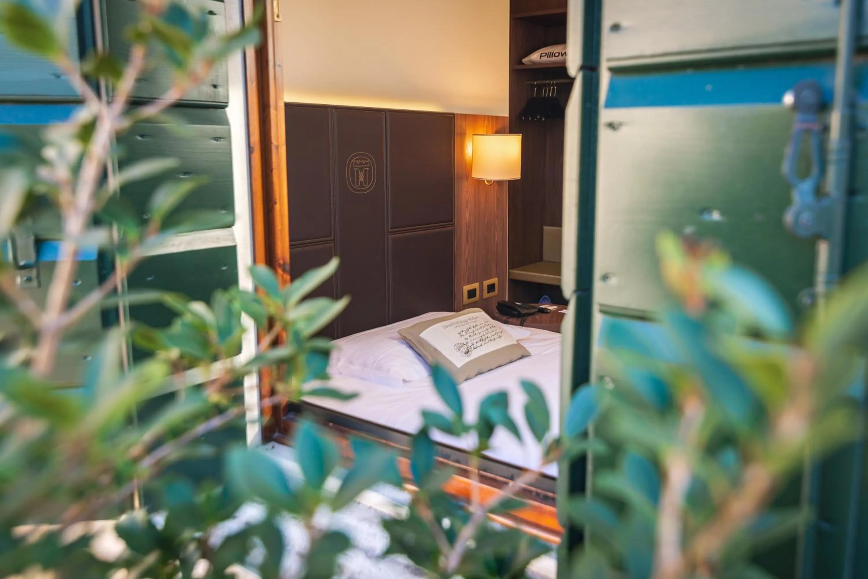 Balcony/Terrace, Bed in Hotel Alla Torre