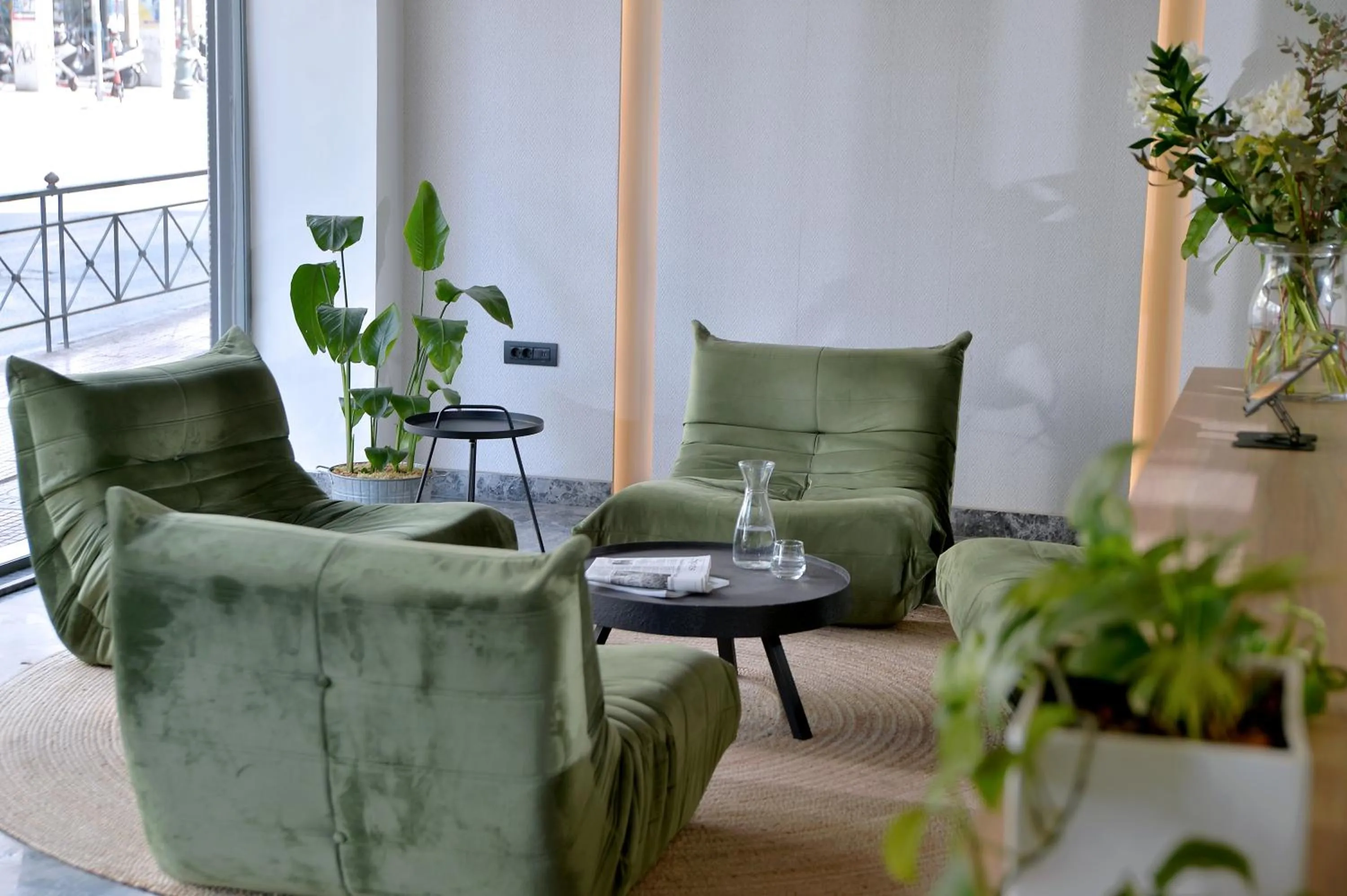 Lobby or reception in Alva Athens Hotel