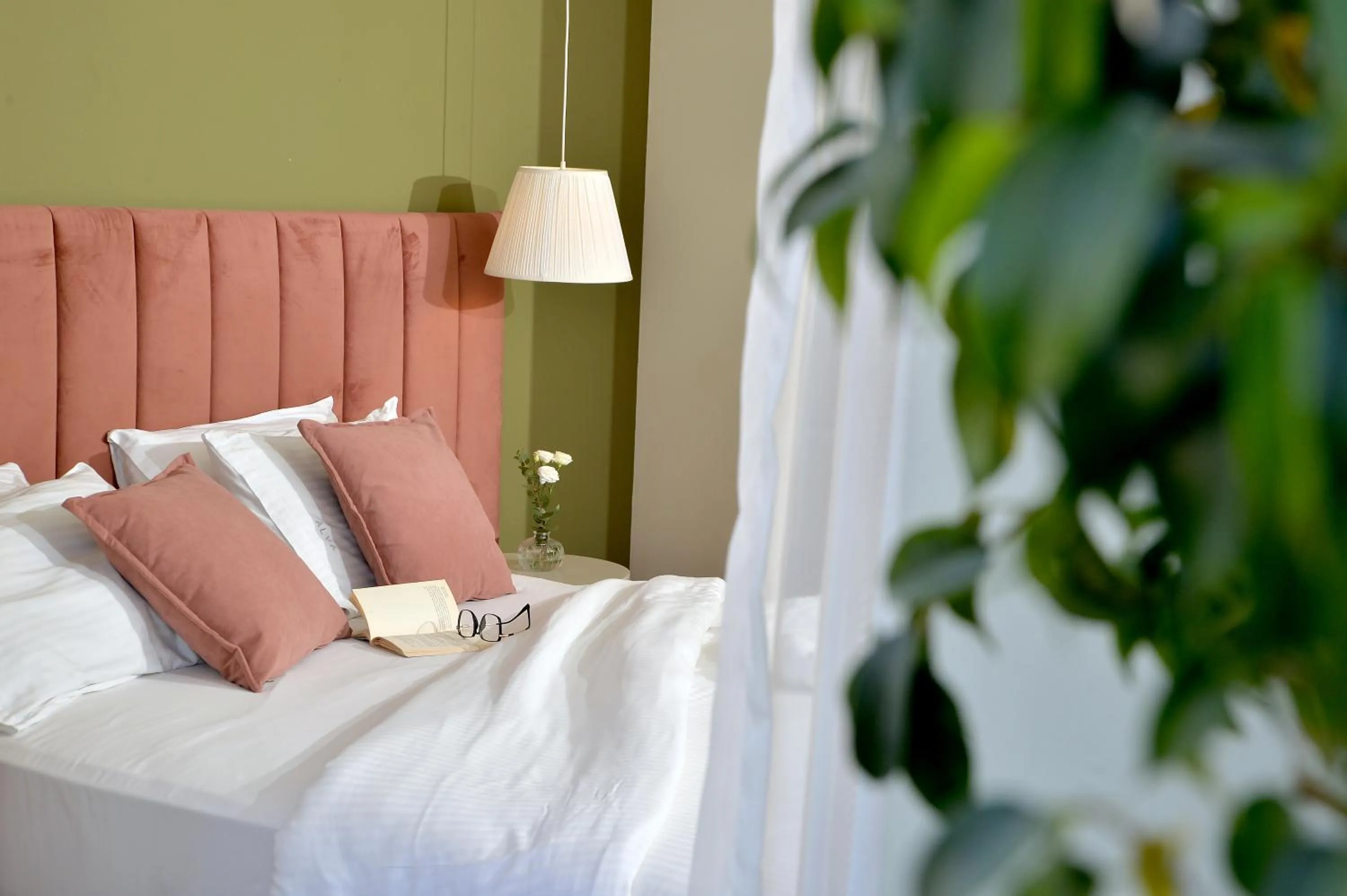 Bed in Alva Athens Hotel