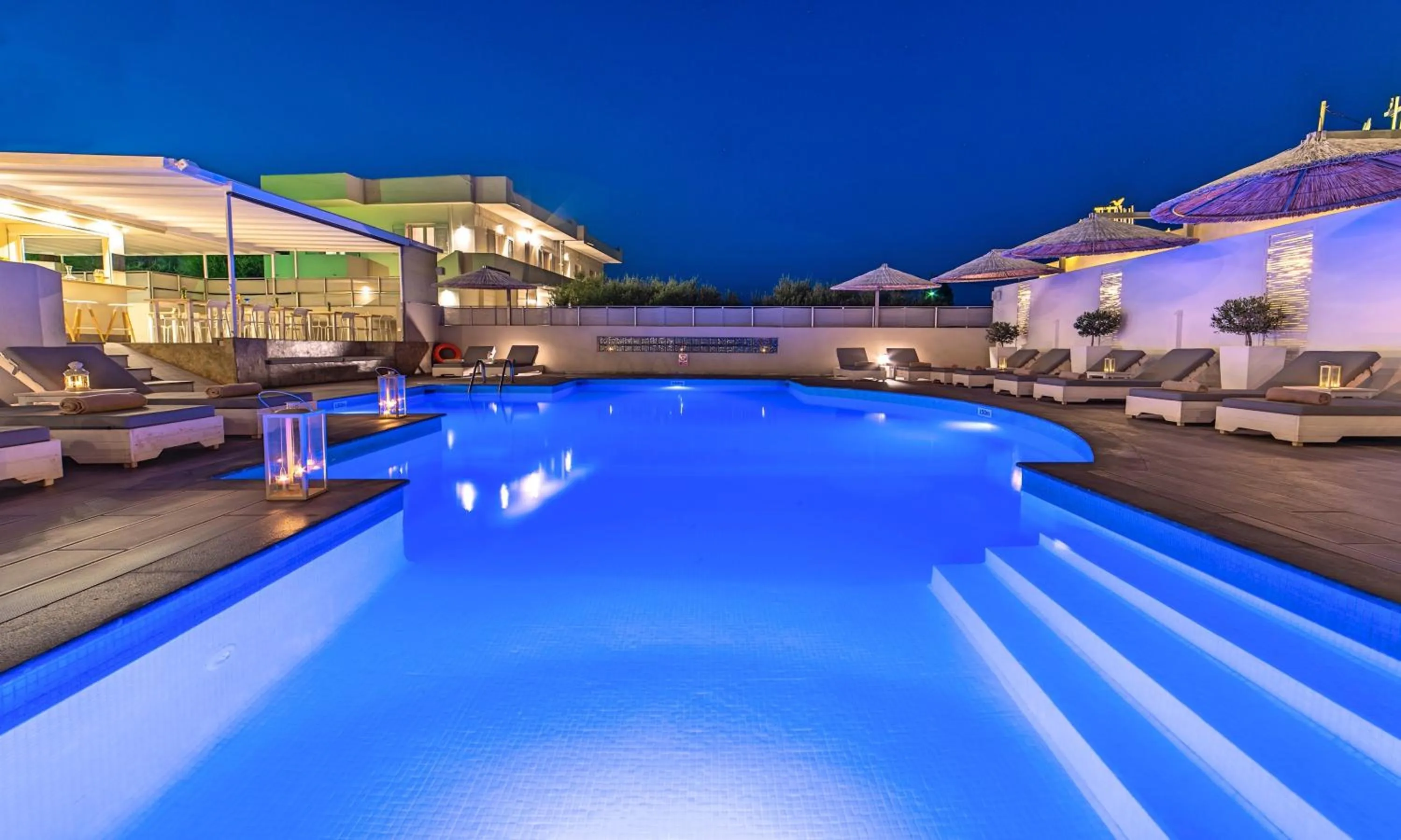 Swimming pool in Elounda Garden Suites Heated Pool