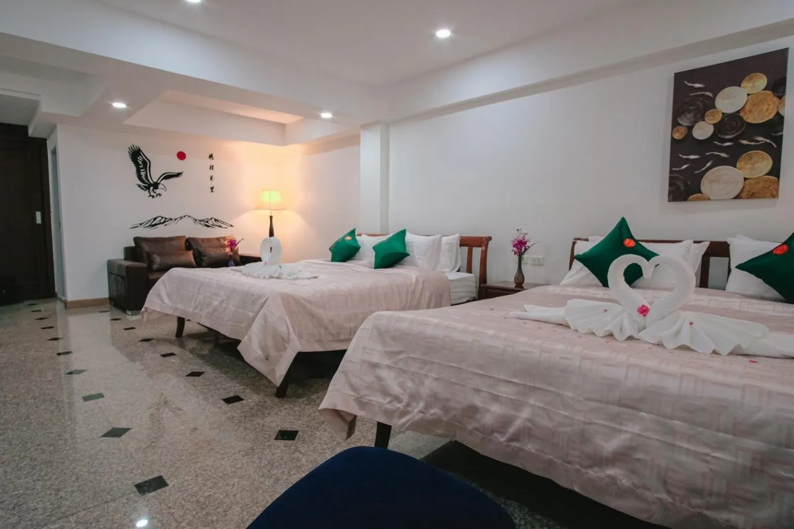 Photo of the whole room, Bed in Cha Li's Family Hotel&Hostel