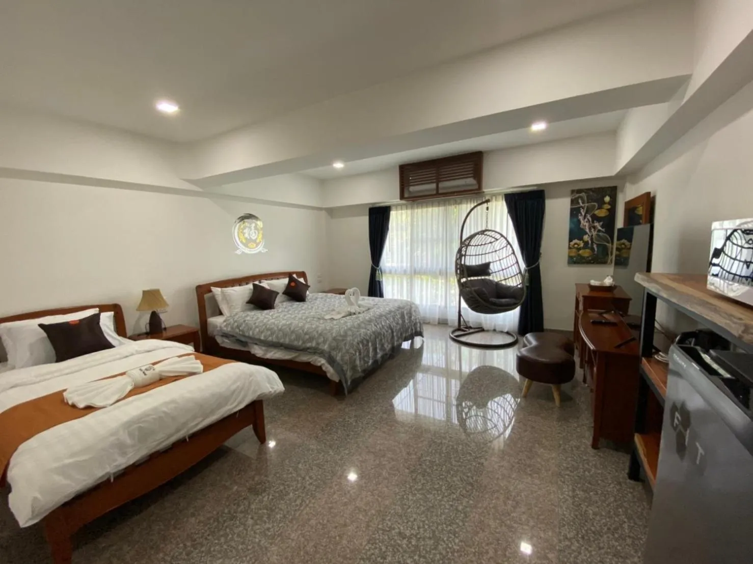 Photo of the whole room, Bed in Cha Li's Family Hotel&Hostel