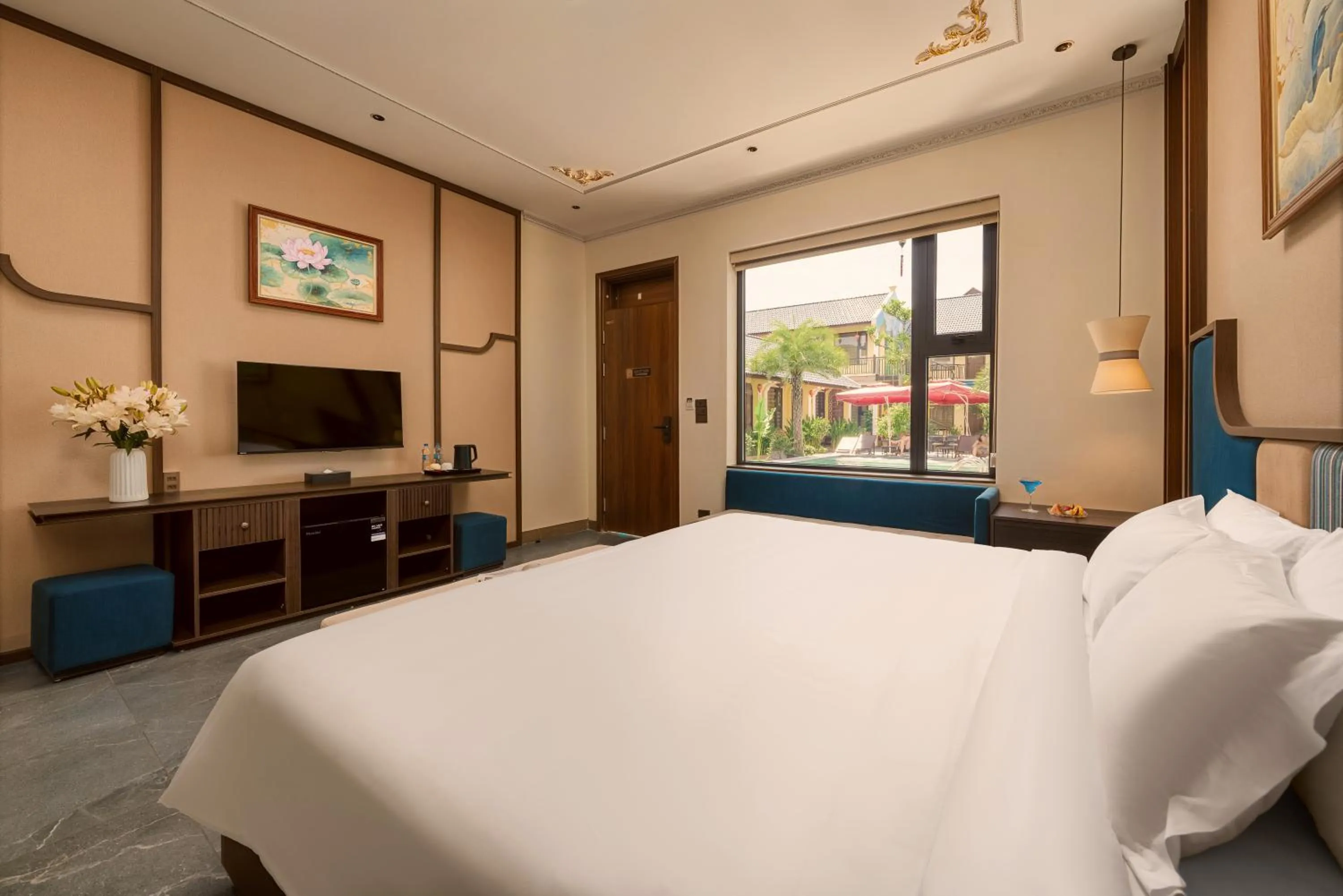 Bed in Tam Coc Center Luxury Hotel & Villa