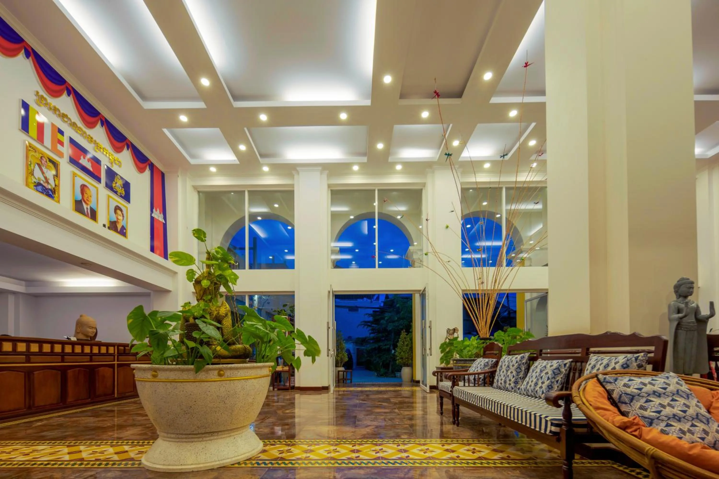 Lobby or reception in La Residence WatBo Hotel