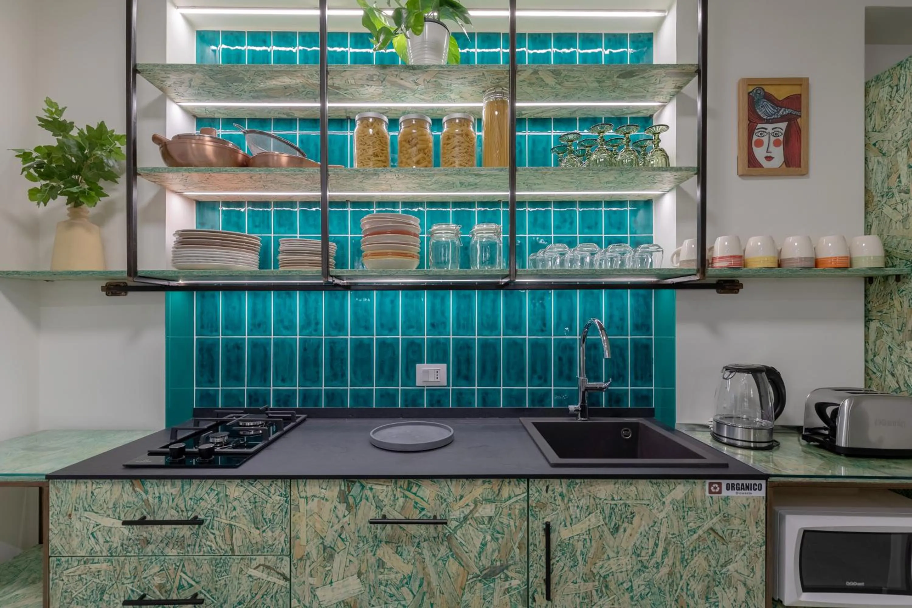 kitchen in Taormina Town - Guesthouse Sicily