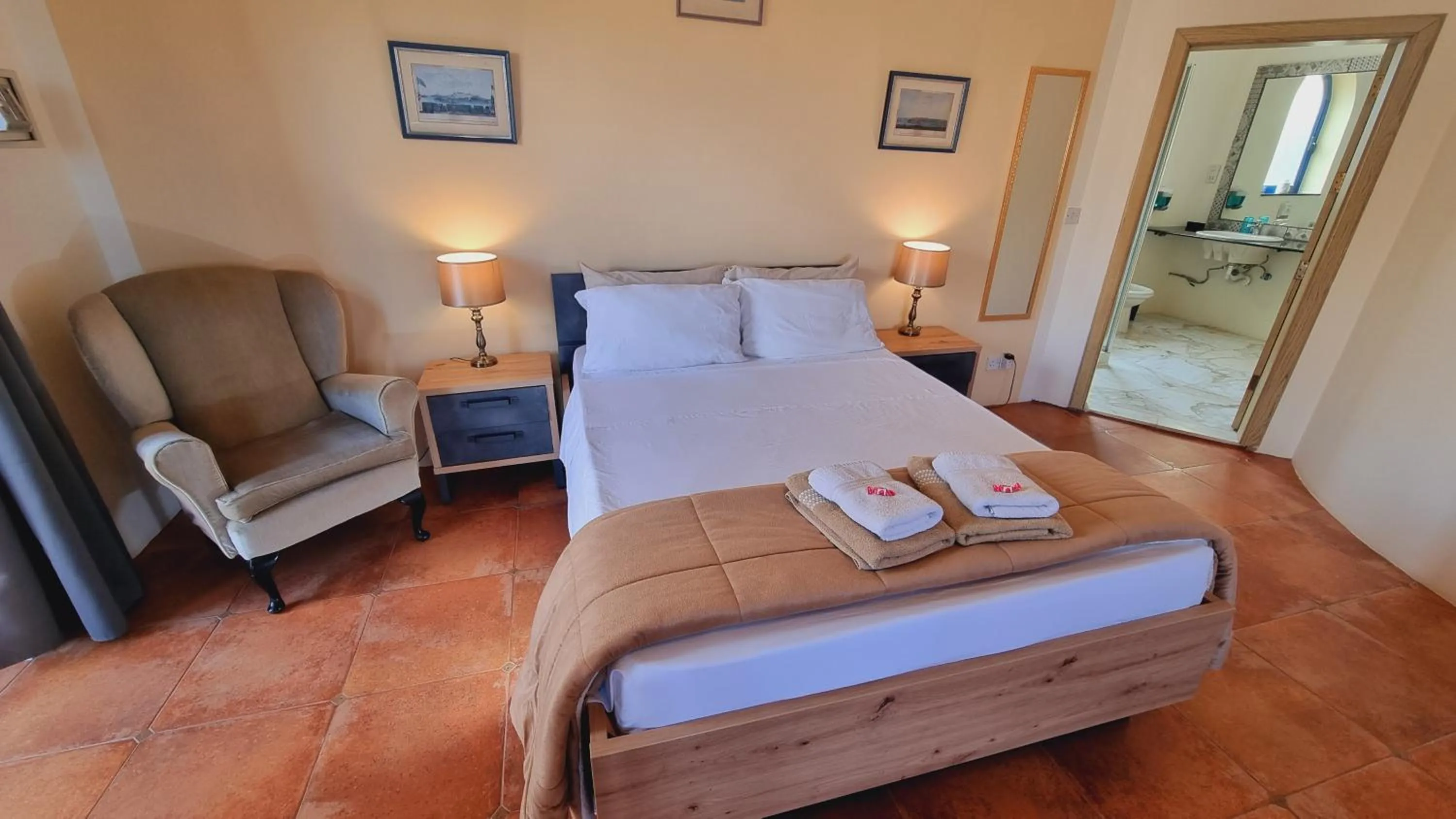 Bedroom in Villa Serenity B&B