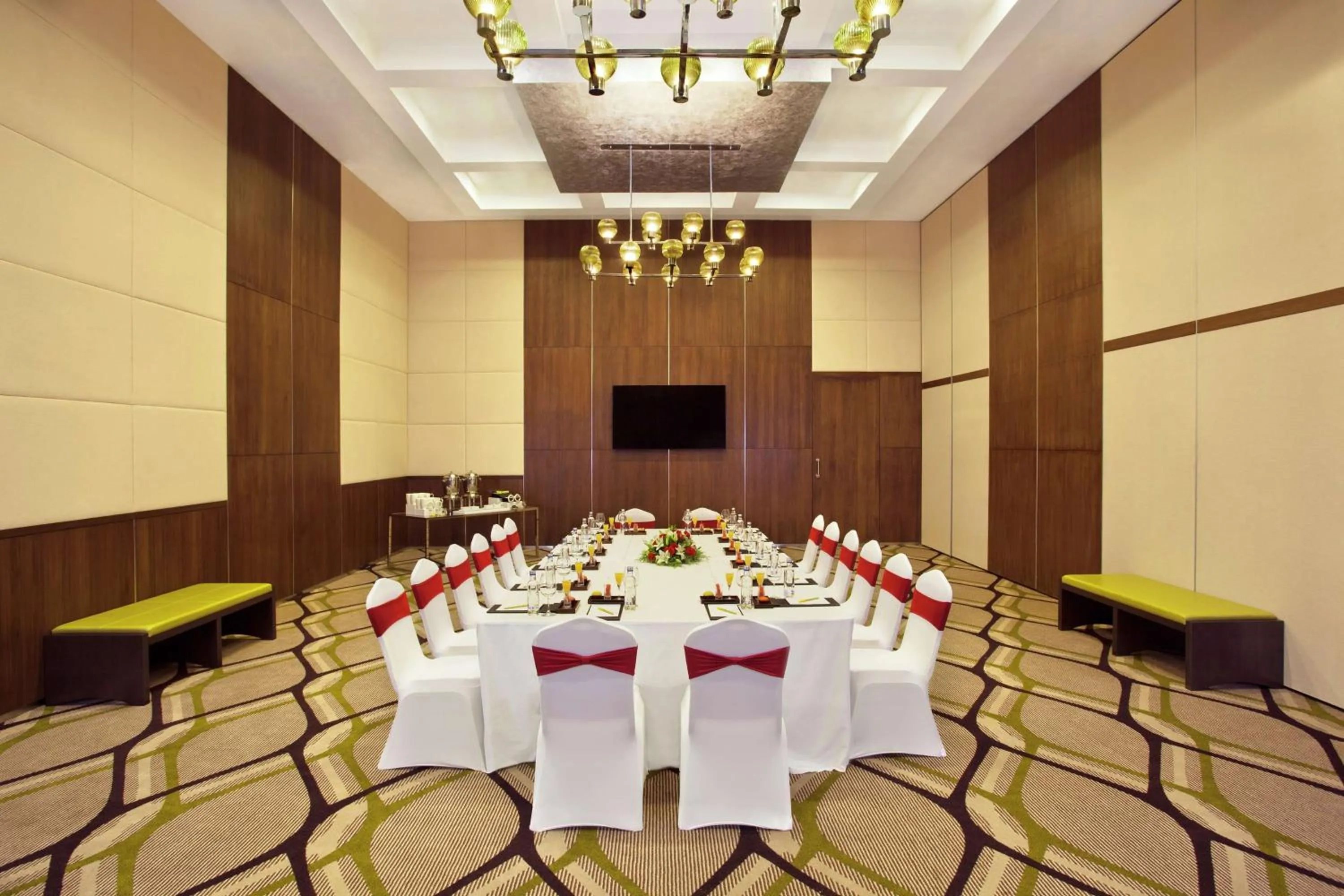 Dining area in Hilton Garden Inn, Trivandrum