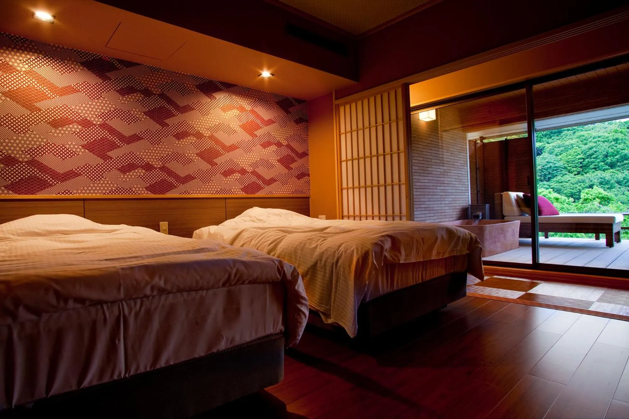 Bed in Hanashinsui